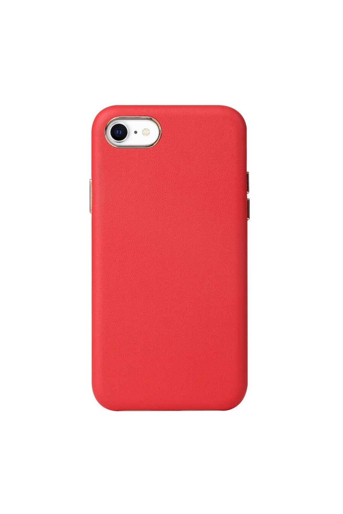 iPhone SE 2022 Uyumlu GLLP Eyzi Kılıf-Kırmızı