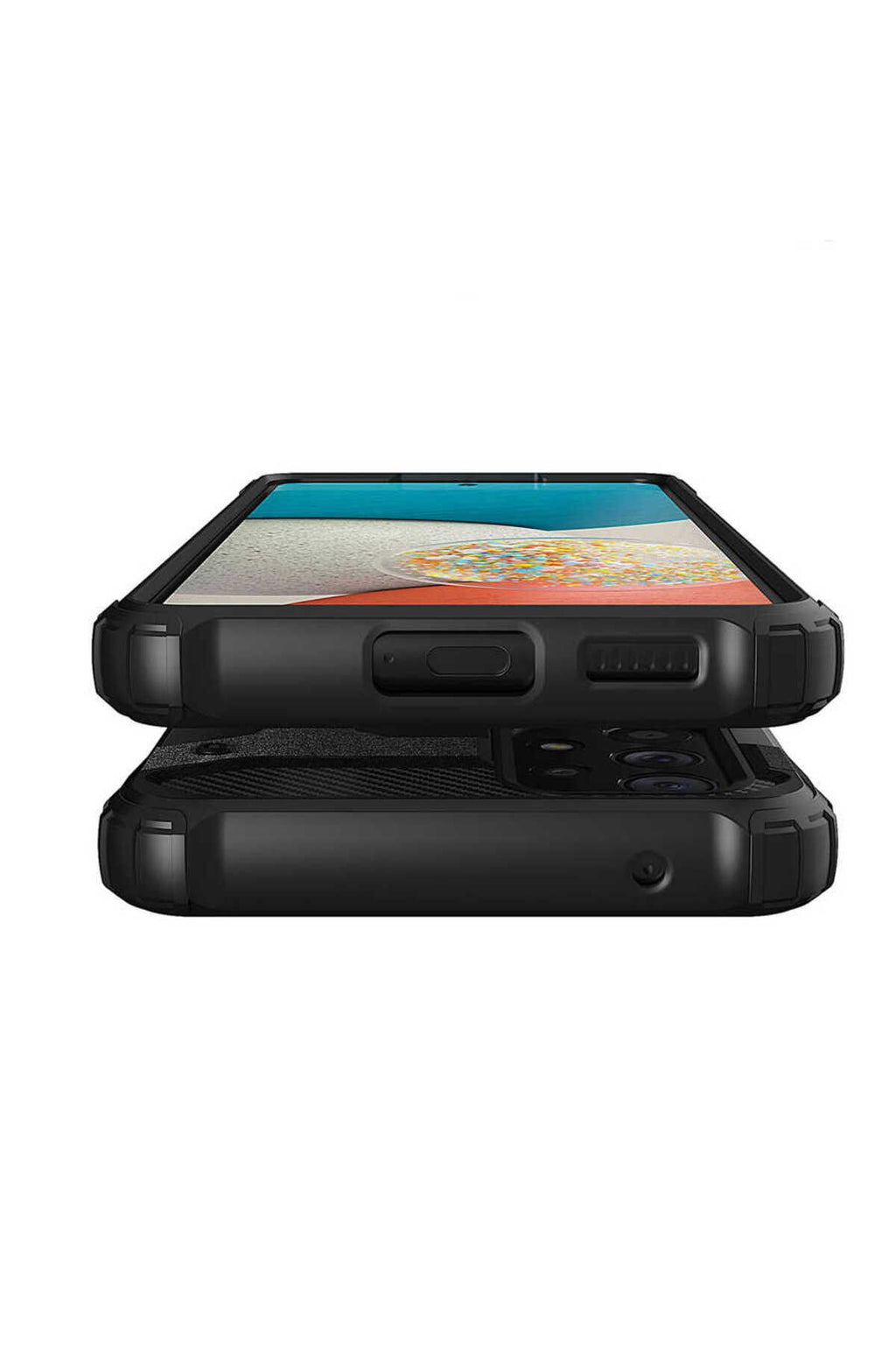 Galaxy A53 5G Kılıf Zore Crash Silikon Kapak - Gold