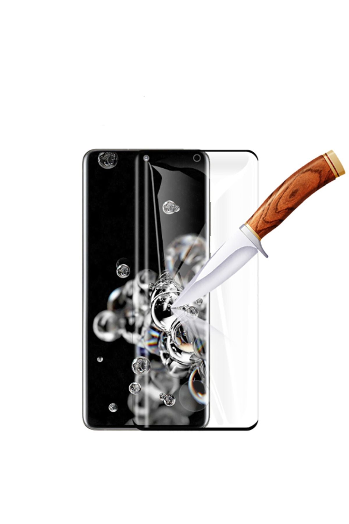 Galaxy S21 Ultra Uyumlu Zore Süper Pet Ekran Koruyucu Jelatin