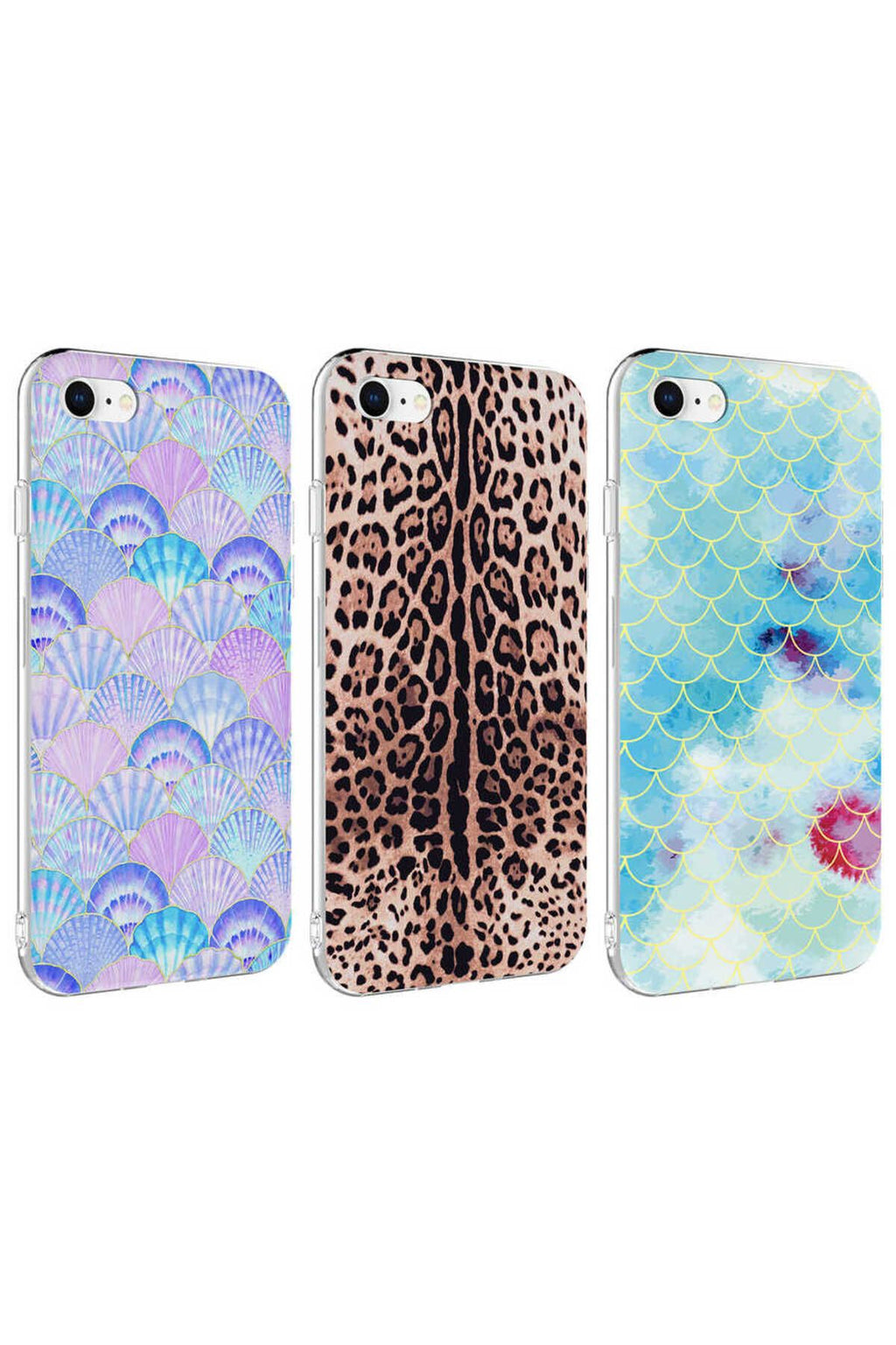 iPhone SE 2022 Uyumlu Zore Bella Kılıf-Leopar