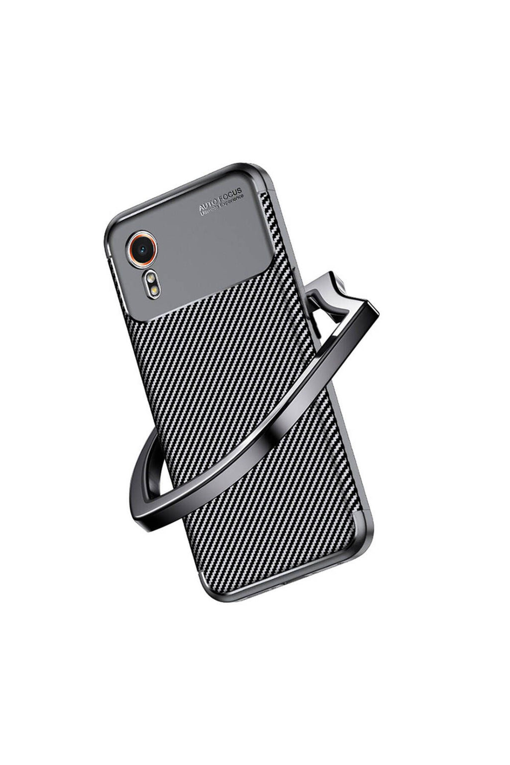 Galaxy Xcover7 Kılıf Zore Negro Silikon Kapak - Siyah