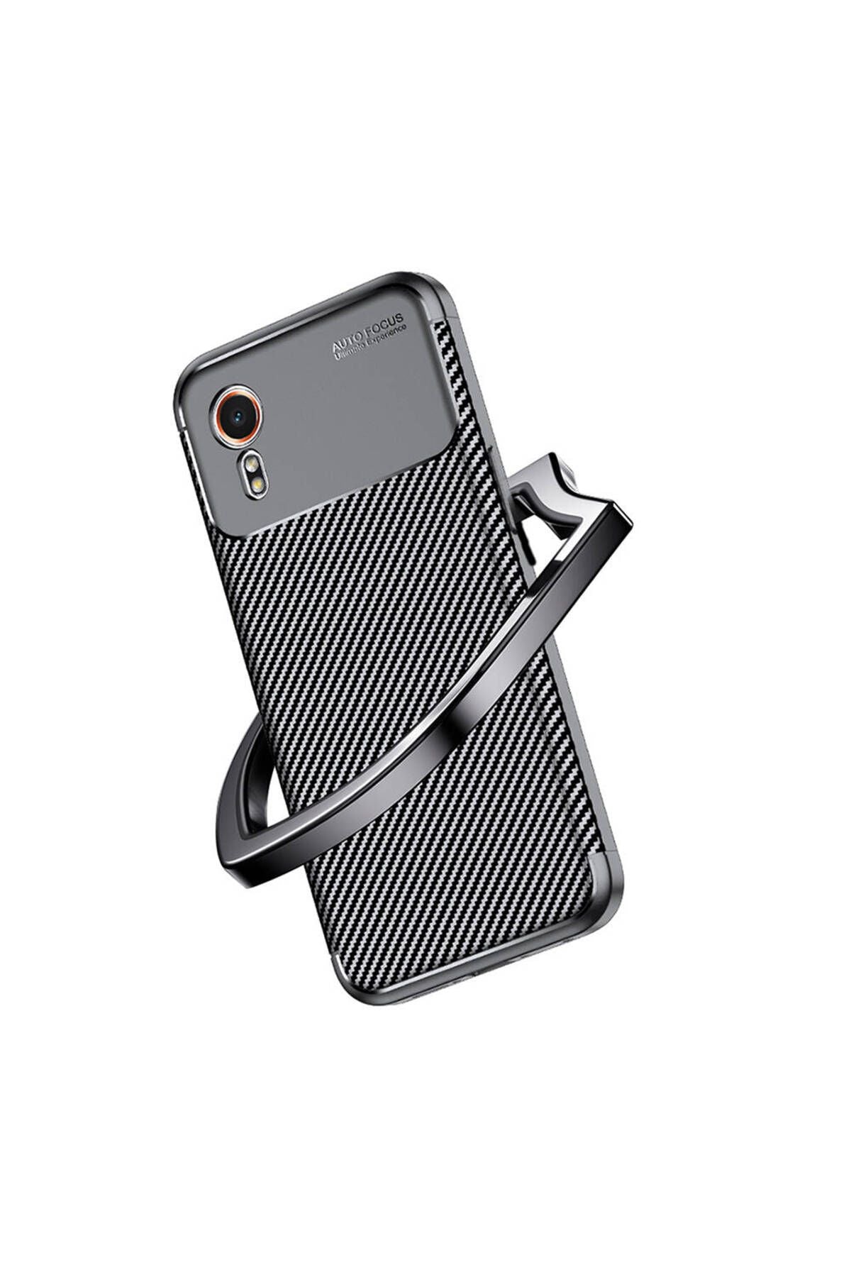 Galaxy Xcover7 Kılıf Zore Negro Silikon Kapak - Siyah