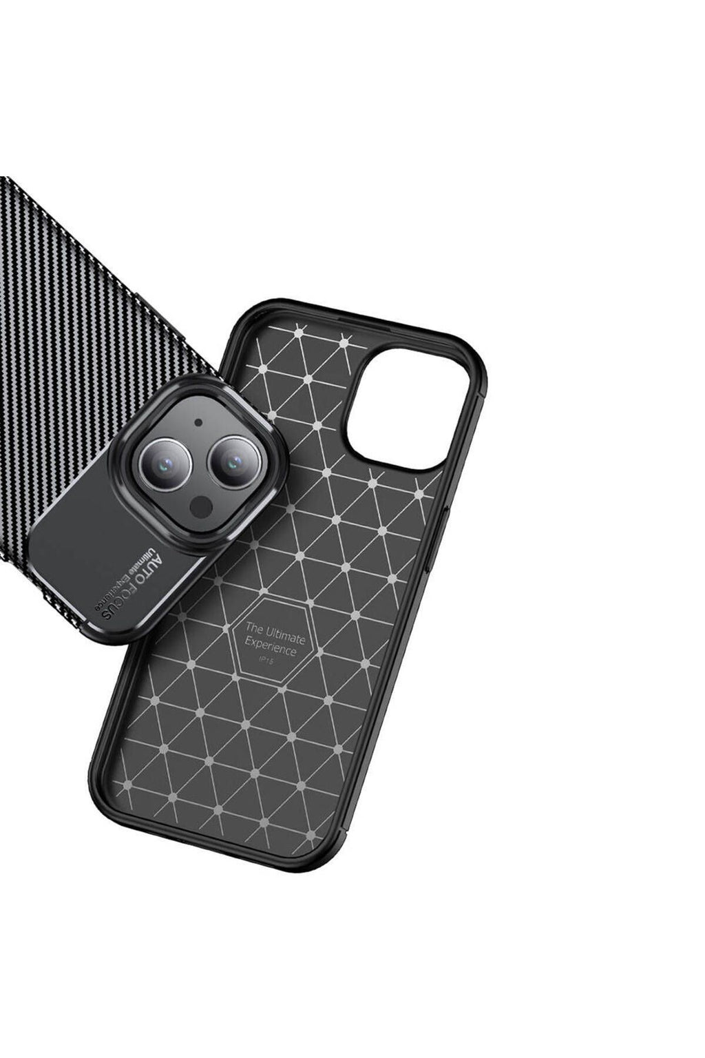 iPhone 15 Uyumlu Zore Negro Silikon Kılıf-Siyah