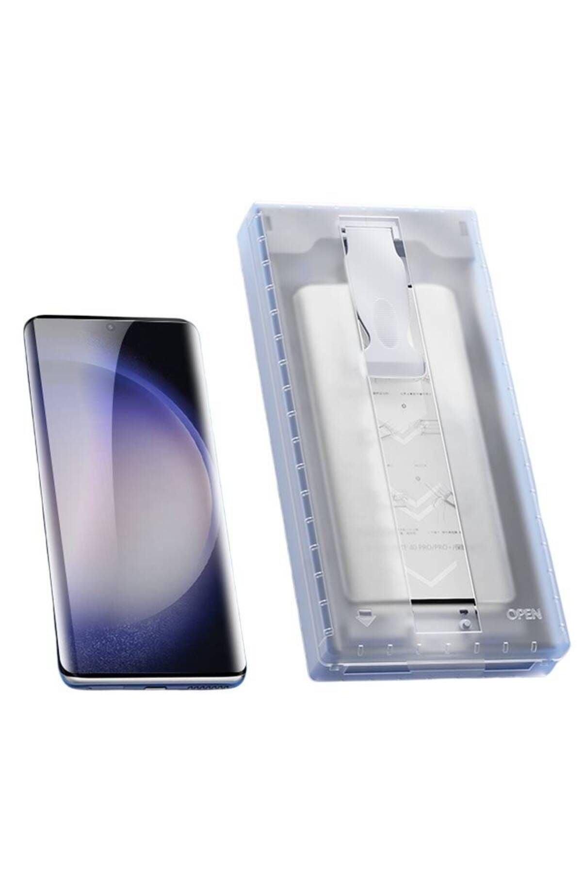 Galaxy S23 Ultra Uyumlu Zore Uygulama Aparatlı 6in1 Easy Body Ekran Koruyucu