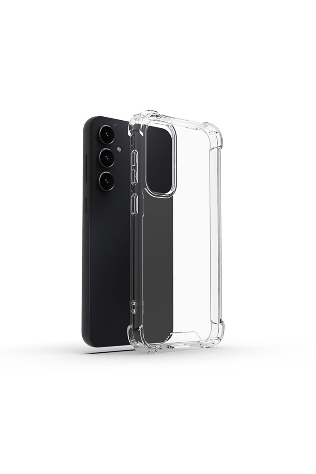 Galaxy S24 FE Uyumlu Kılıf Zore Nitro Anti Shock Silikon-Şeffaf