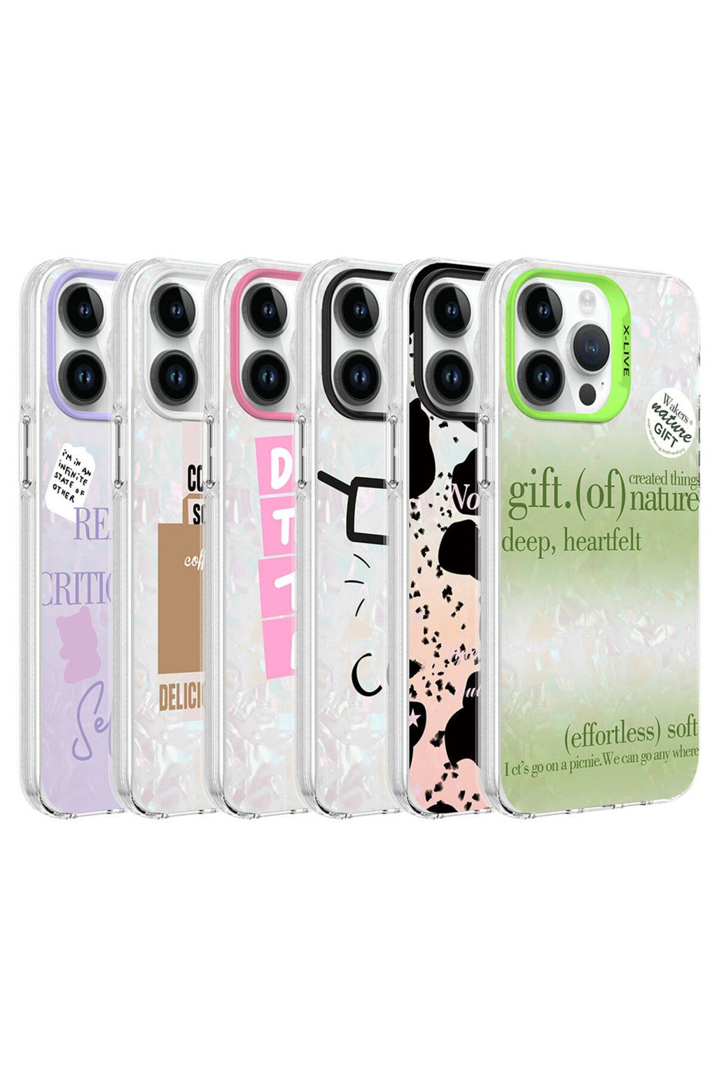 iPhone 14 Pro Uyumlu Mermer Desenli Zore Marbello Kılıf-Pembe