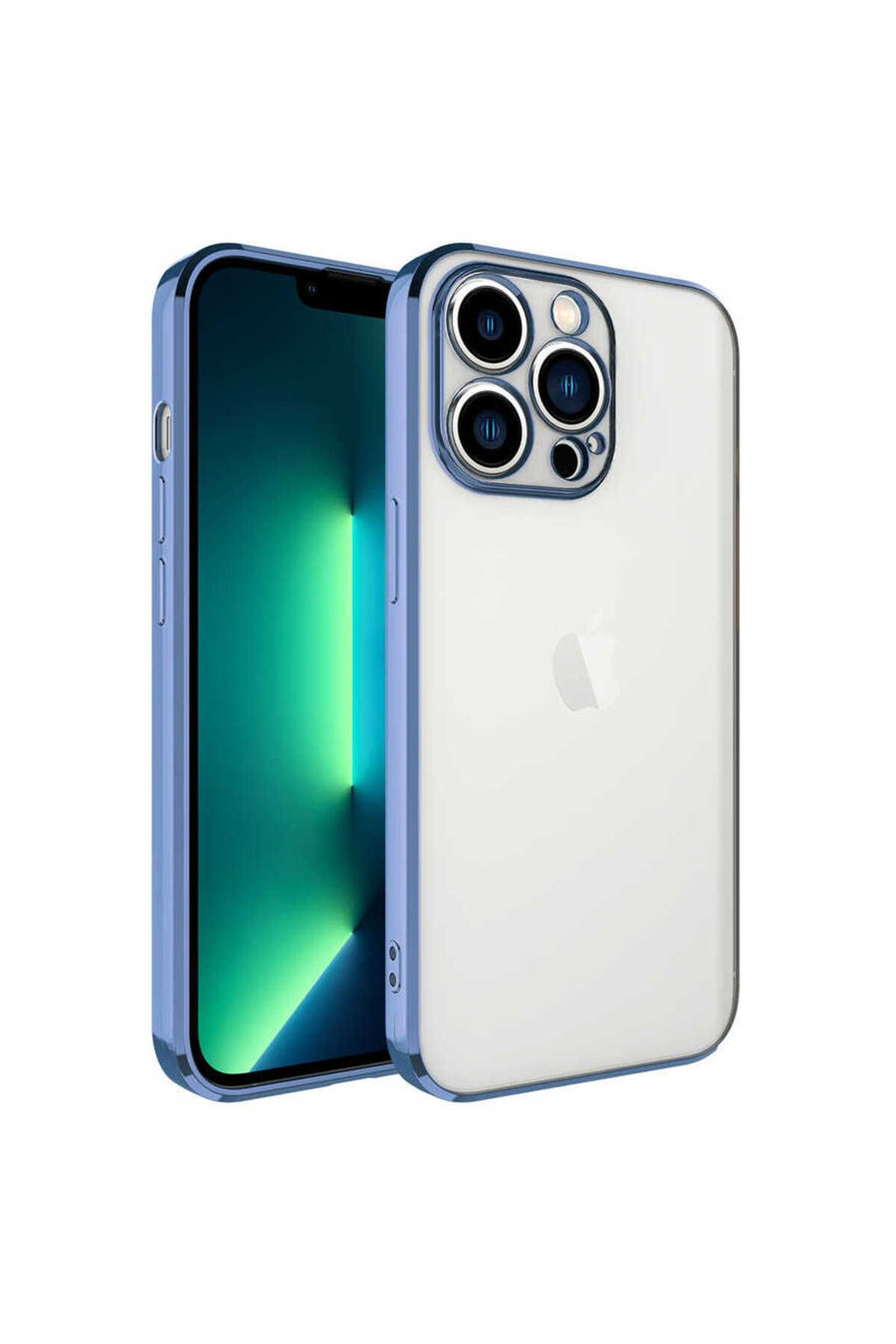 Apple iPhone 13 Pro Max Kılıf Zore Glitter Full Renkli Silikon Kapak