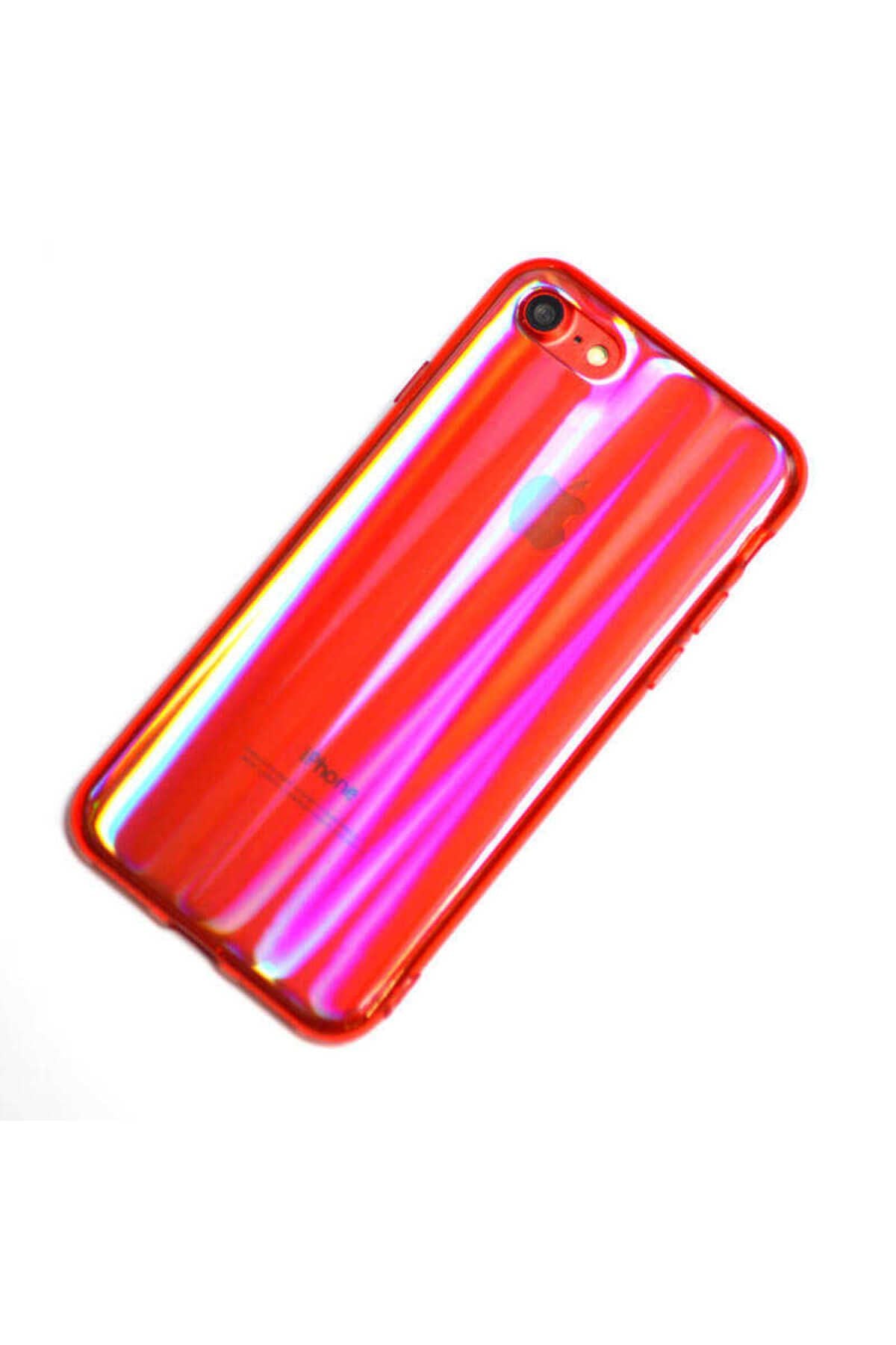 iPhone SE 2022 Uyumlu SLN Dome Kılıf-Kırmızı