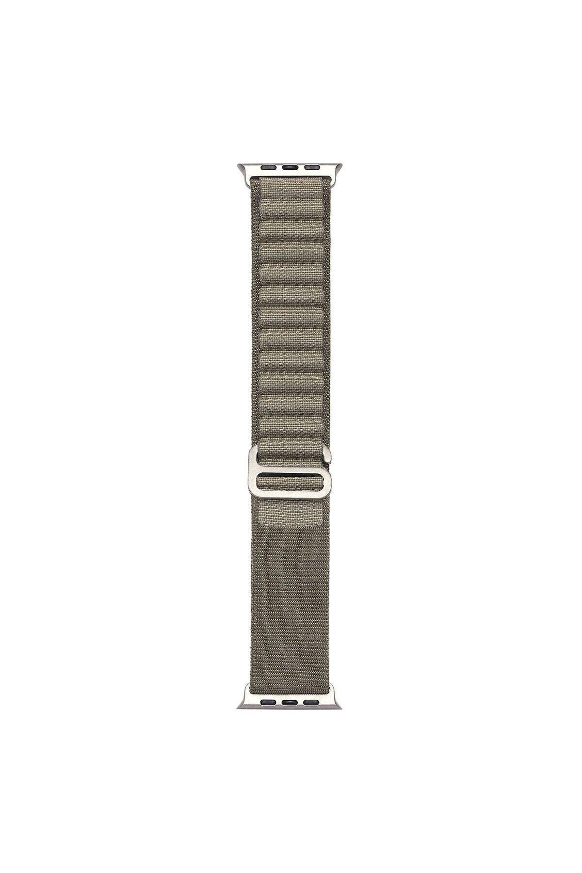 Watch Ultra 49mm Uyumlu KRD-74 Hasır Zore Kordon-Mor