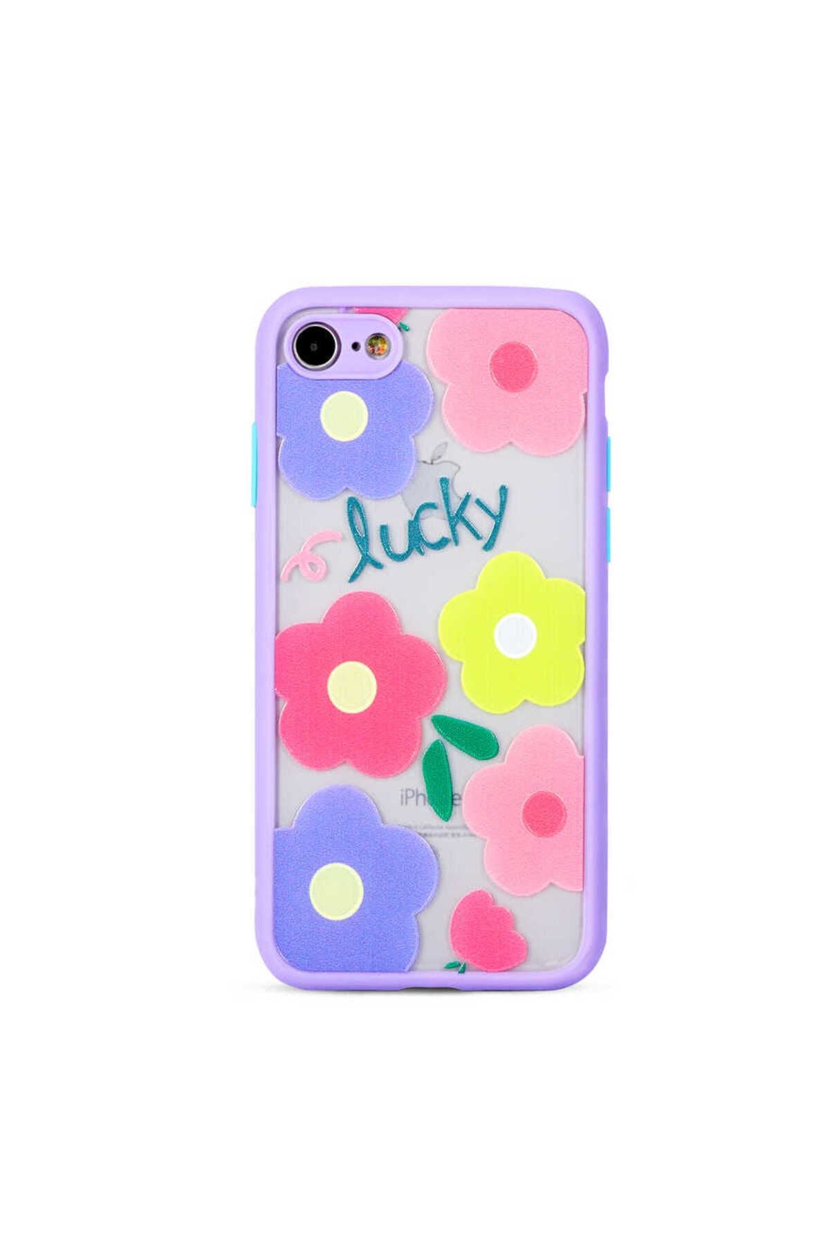 iPhone SE 2022 Kılıf Zore Fily Kapak - Turkuaz