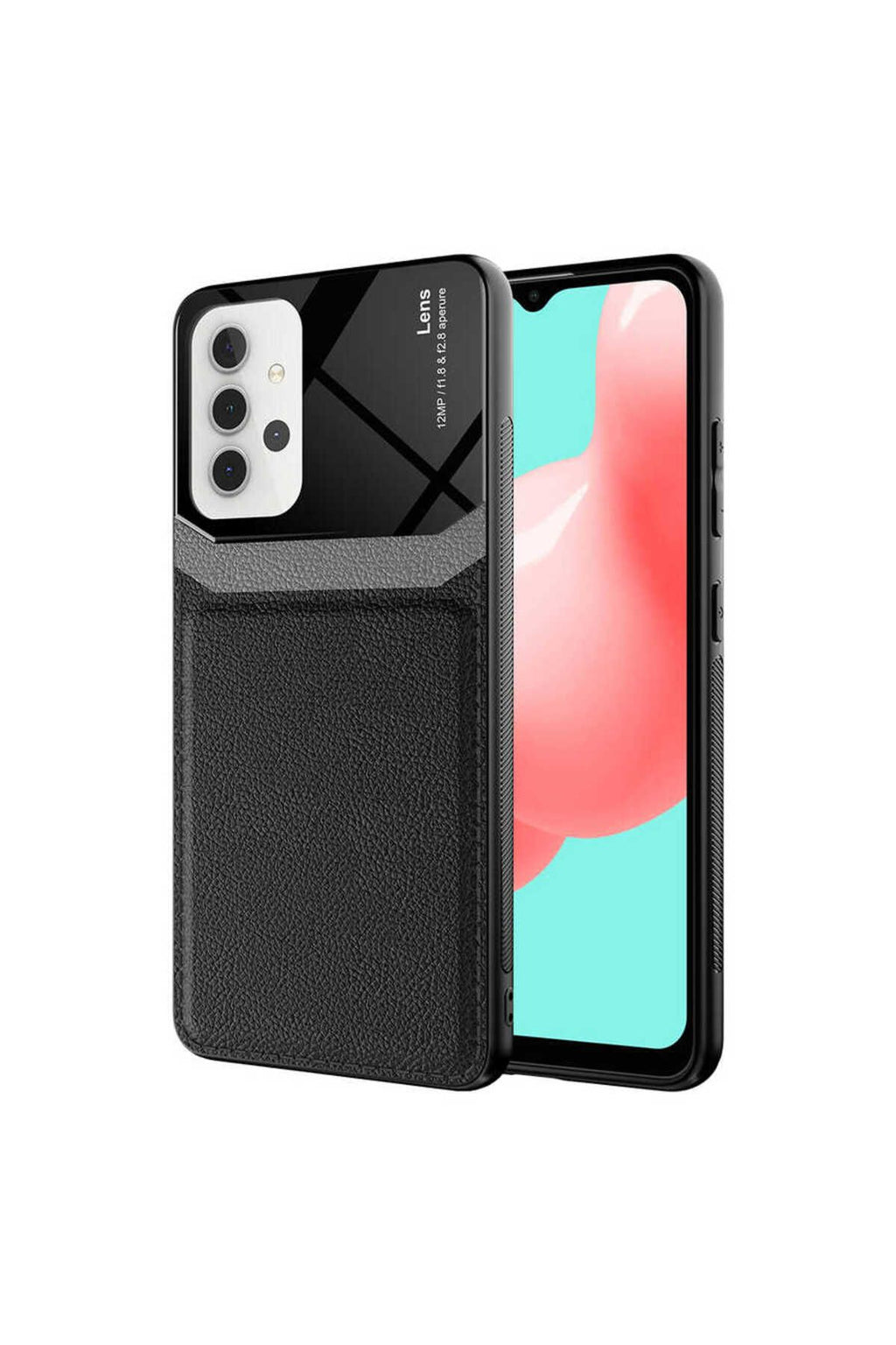 Galaxy A32 4G Kılıf Zore Emiks Kapak - Siyah