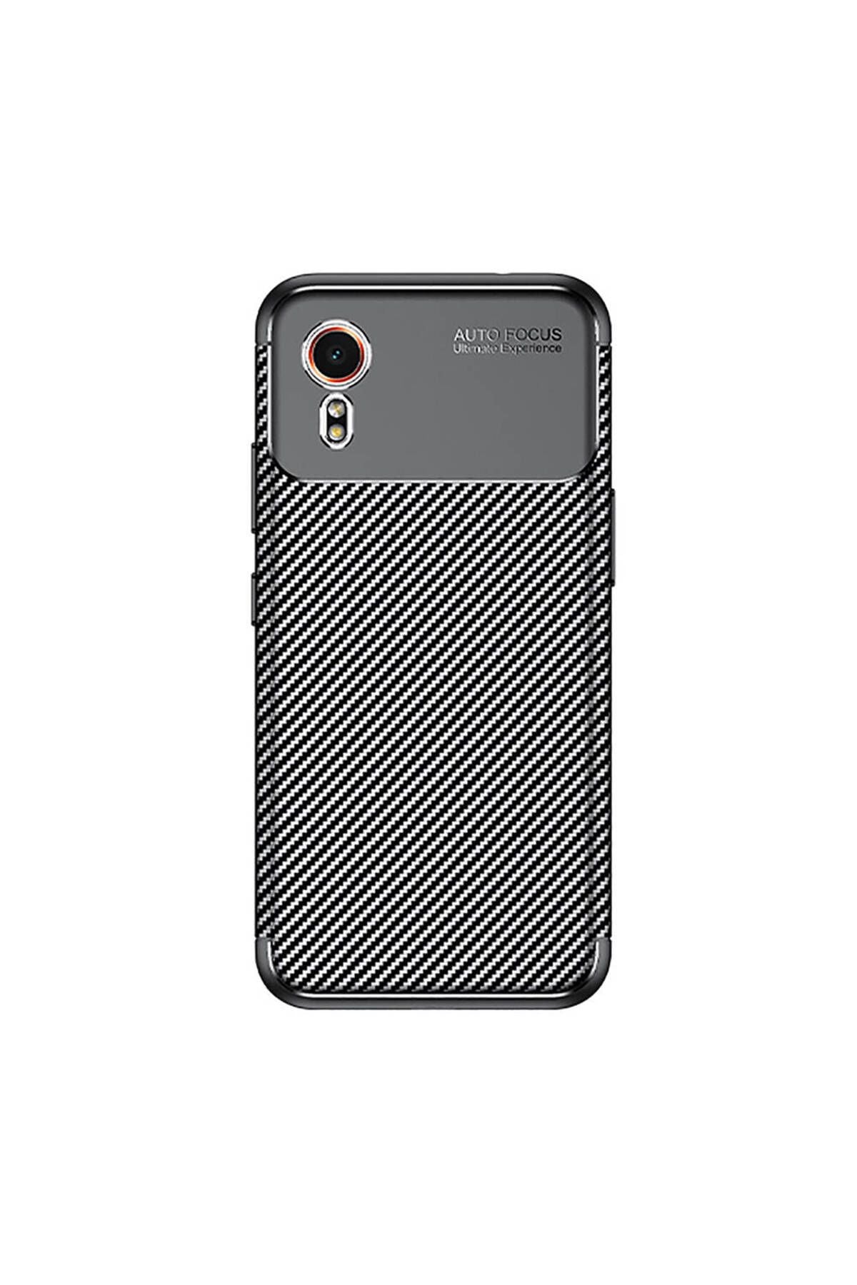 Galaxy Xcover7 Kılıf Zore Negro Silikon Kapak - Siyah