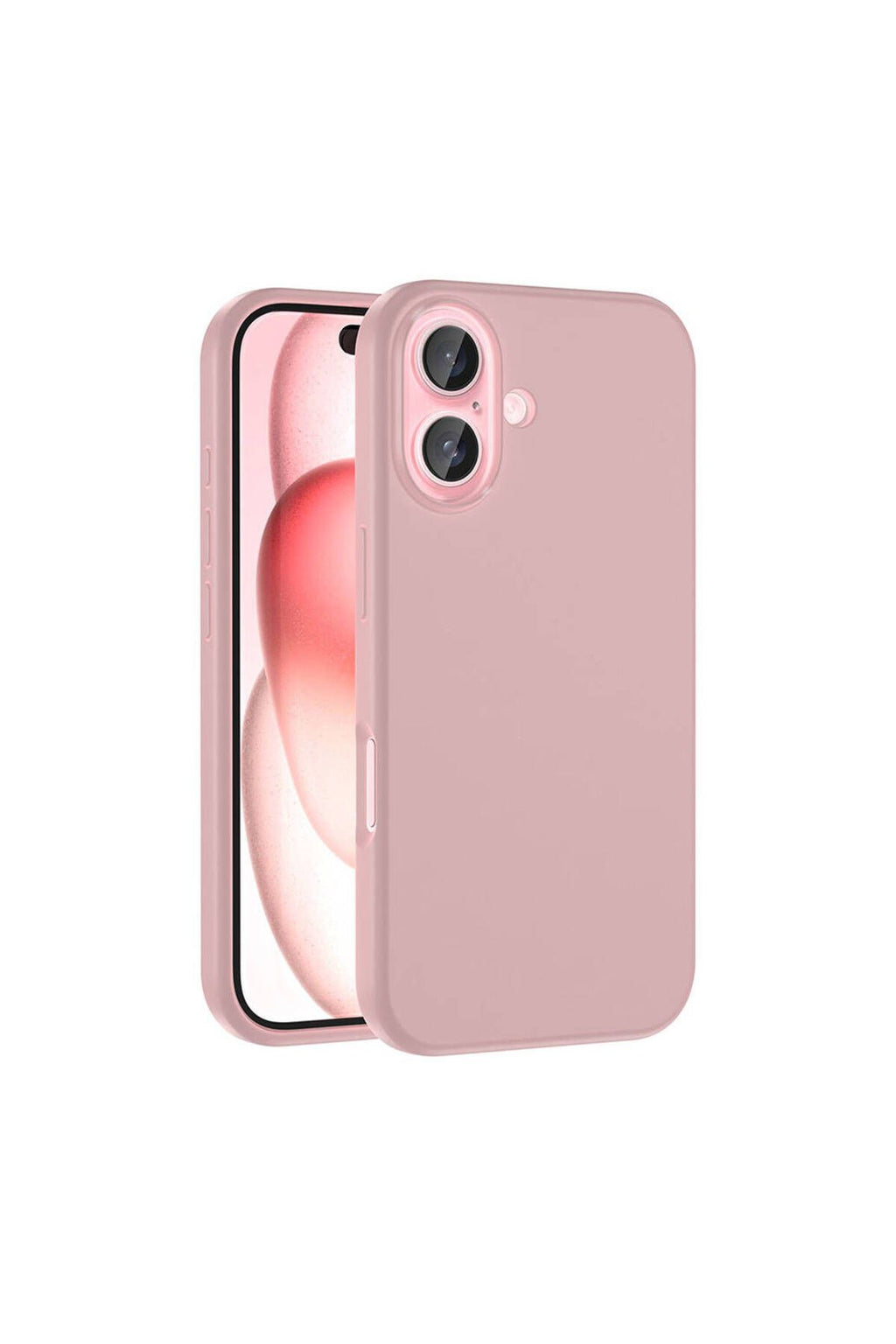 iPhone 16 Plus Kılıf Magsafe Şarj Özellikli Sıvı Teknolojili Silinebilir Sert Zore Kivi Kapak-Mavi