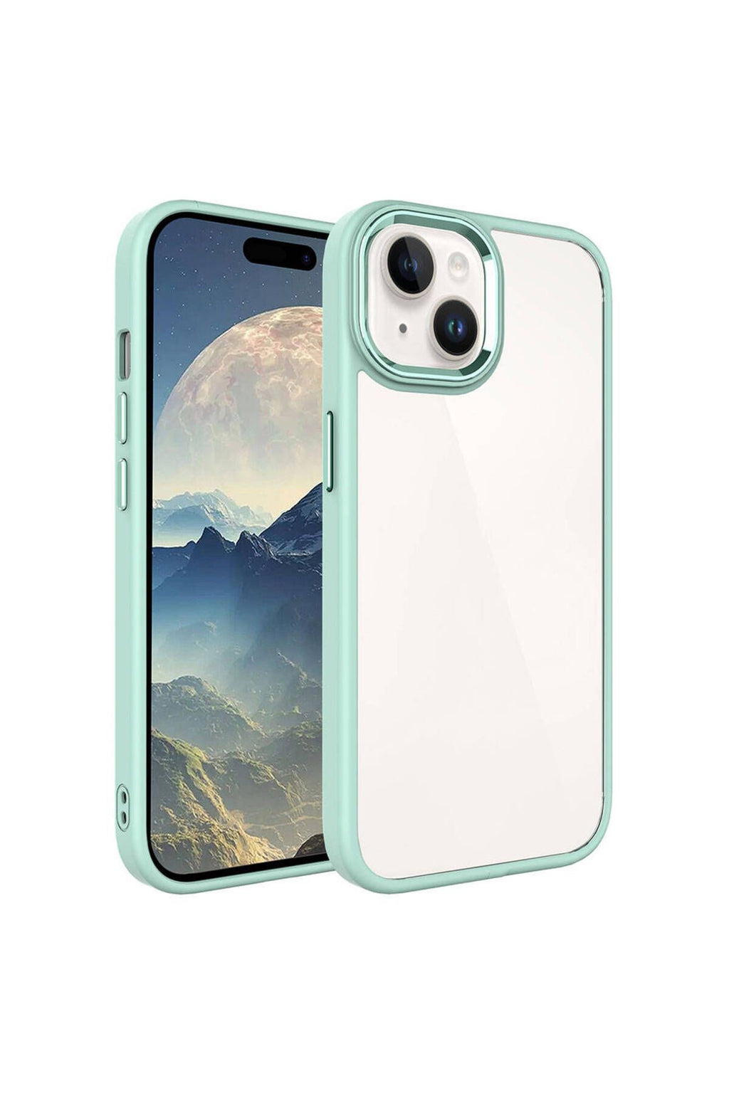 iPhone 15 Uyumlu Zore Krom Kılıf-Yeşil