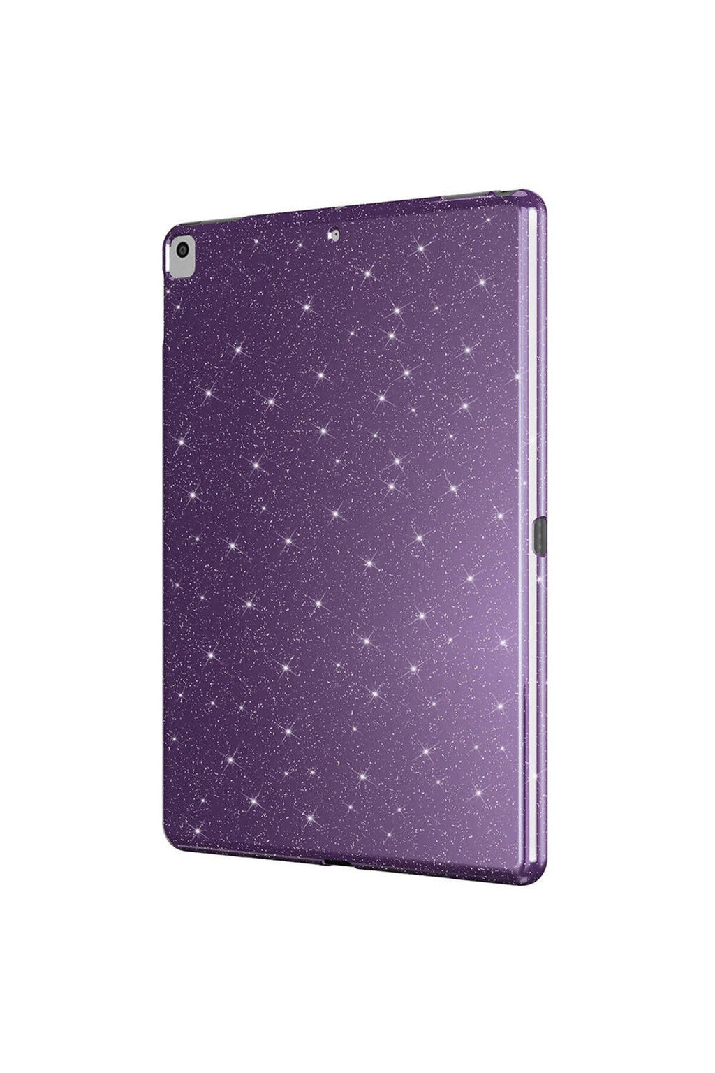 iPad 10.2 (8 Nesil) Simli Parlak Görünümlü Zore Tablet Koton Kılıf - Derin Mor
