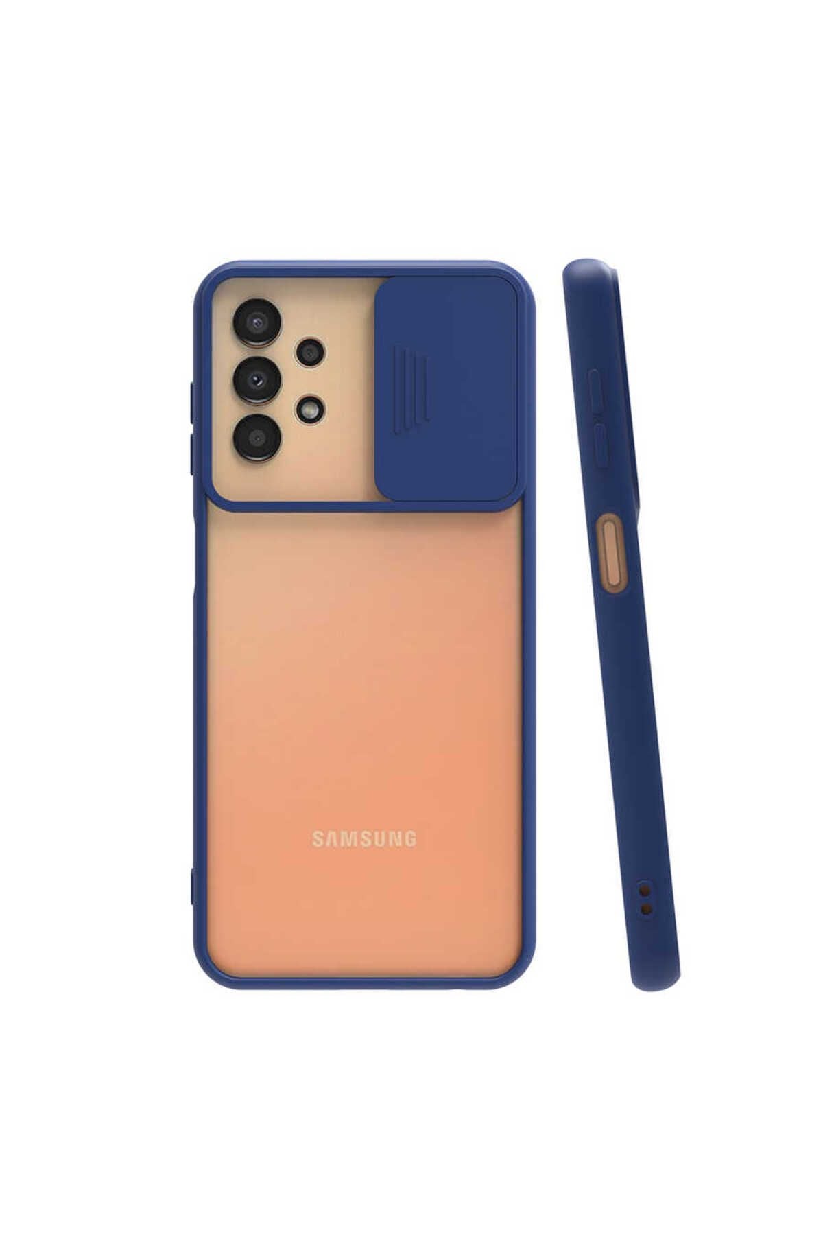 Galaxy A33 5G Kılıf Zore Lensi Kapak - Lacivert