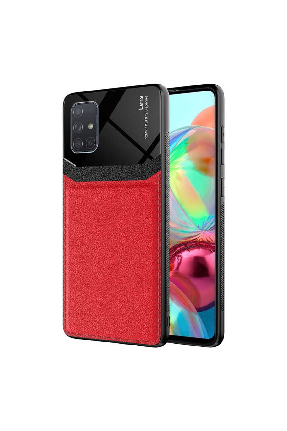 Galaxy A71 Kılıf Zore Emiks Kapak - Lacivert