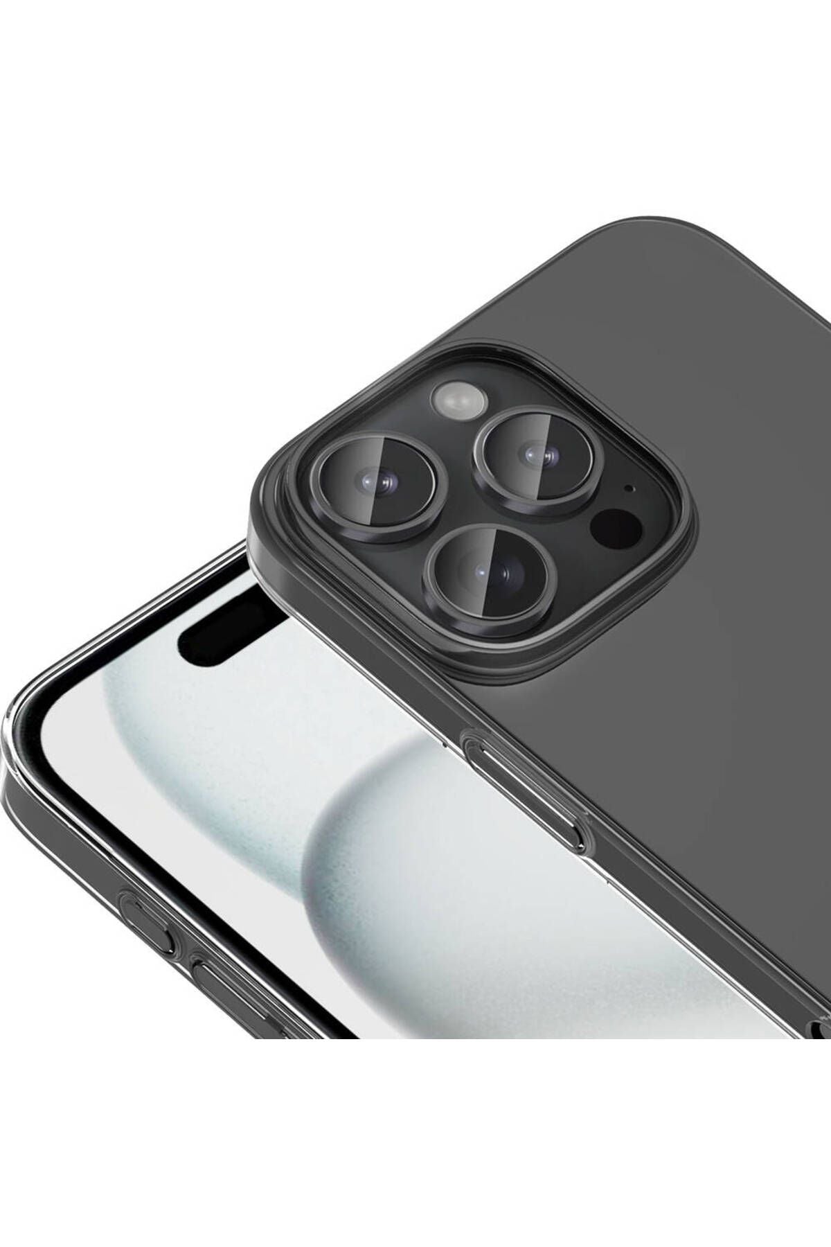 Apple iPhone 16 Pro Kılıf Zore Droga Kapak-Şeffaf