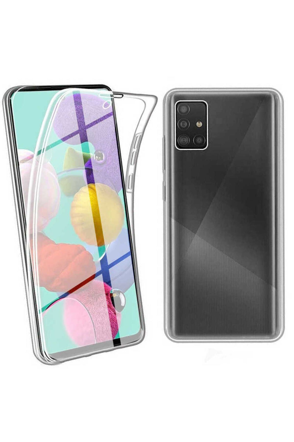 Galaxy A71 Kılıf RNTC Enjoy Kapak - Renksiz