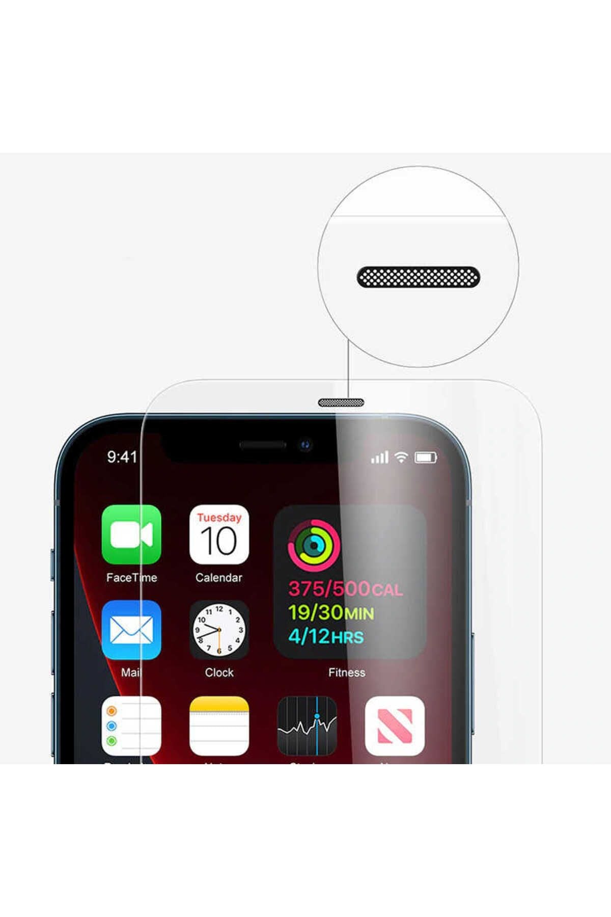 iPhone 12 Uyumlu Zore Vox Glass Temperli Ekran Koruyucu