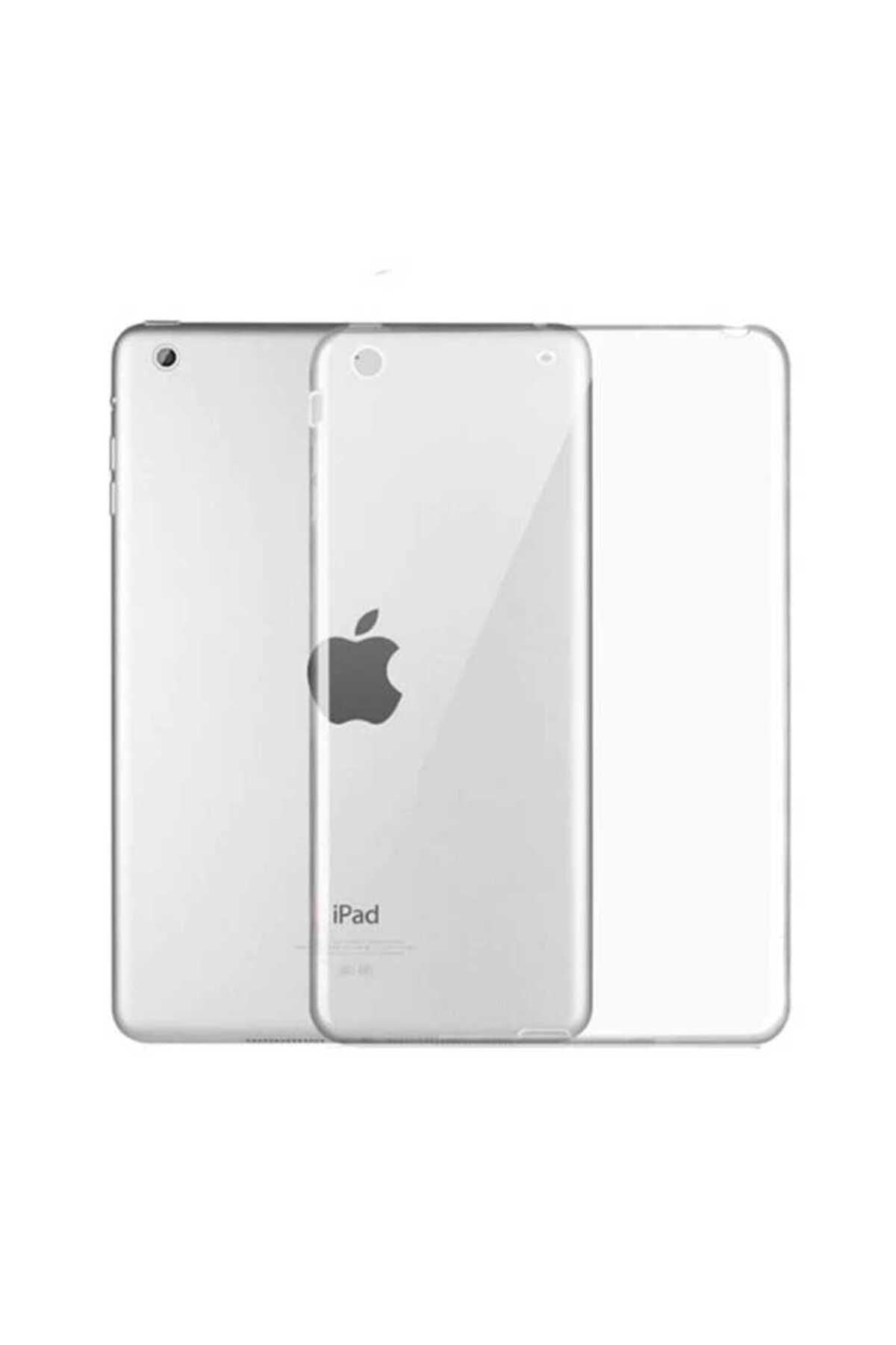 iPad 9.7 2018 (6.Nesil) - Uyumlu Arveda Case Tablet Süper Silikon Kapak-Renksiz