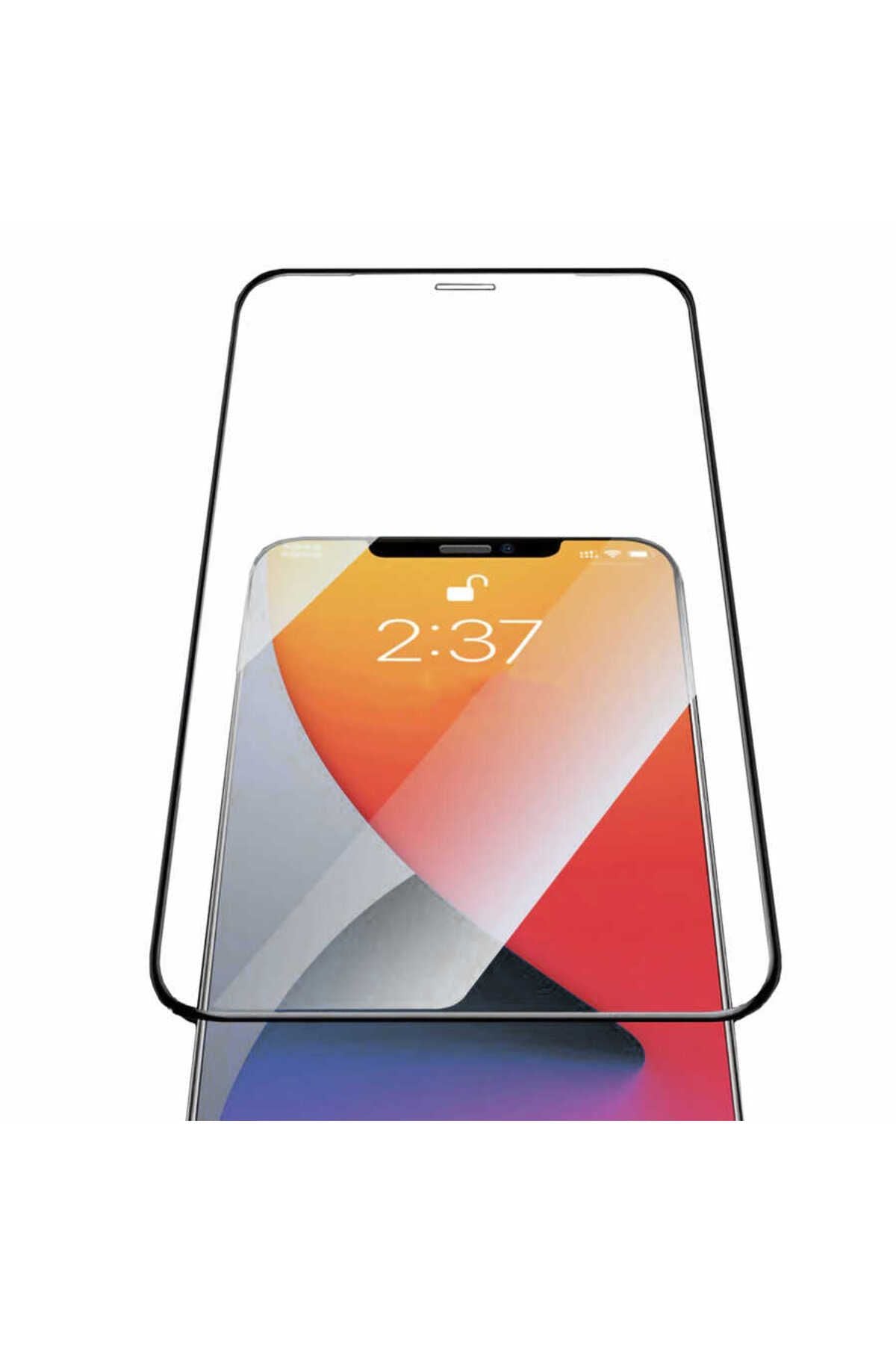 iPhone 12 Uyumlu AKAV Rika Premium Temperli Cam Ekran Koruyucu