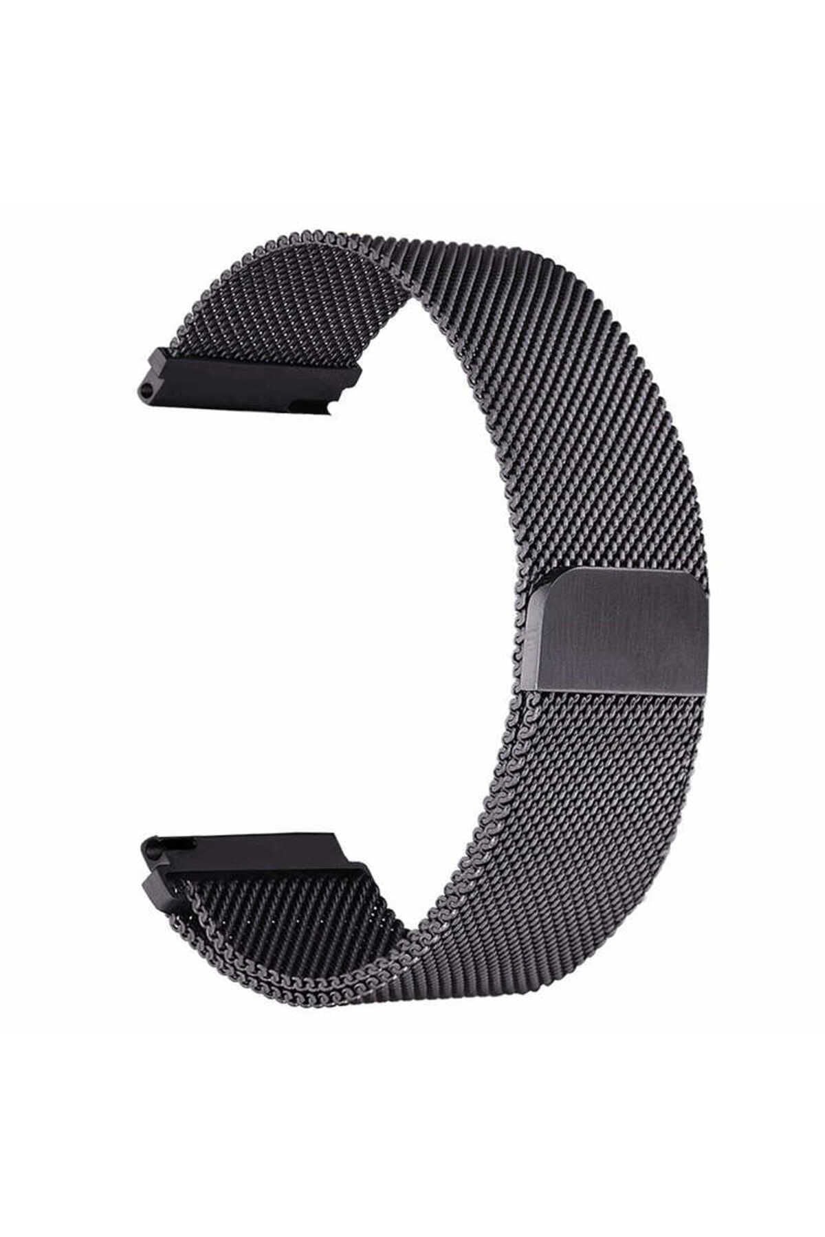 Galaxy Watch 46mm (22mm) Uyumlu KRD-12 Metal Zore Kordon-Gümüş