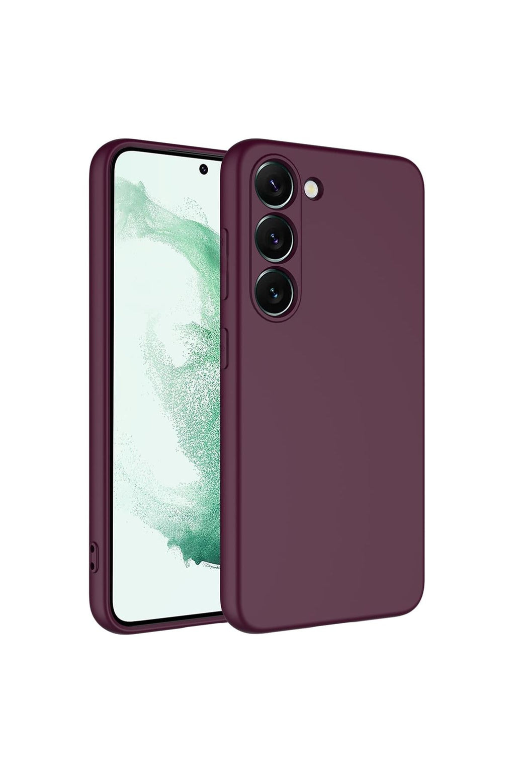 Galaxy S23 Uyumlu Zore Mara Lansman Kılıf-Koyu Mor