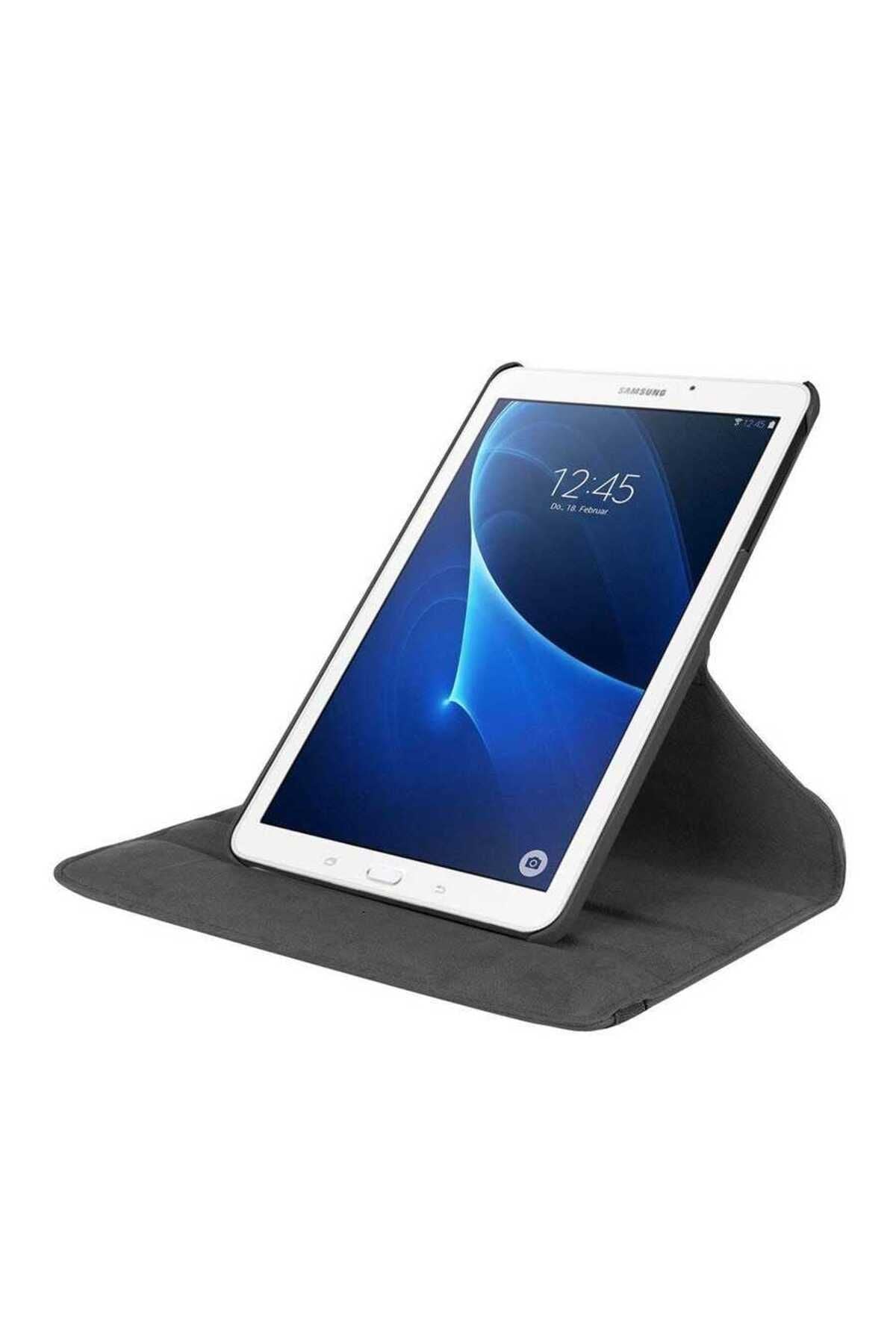 Galaxy Tab A 7.0 T285  Uyumlu Zore Dönebilen Standlı Kılıf-Pembe