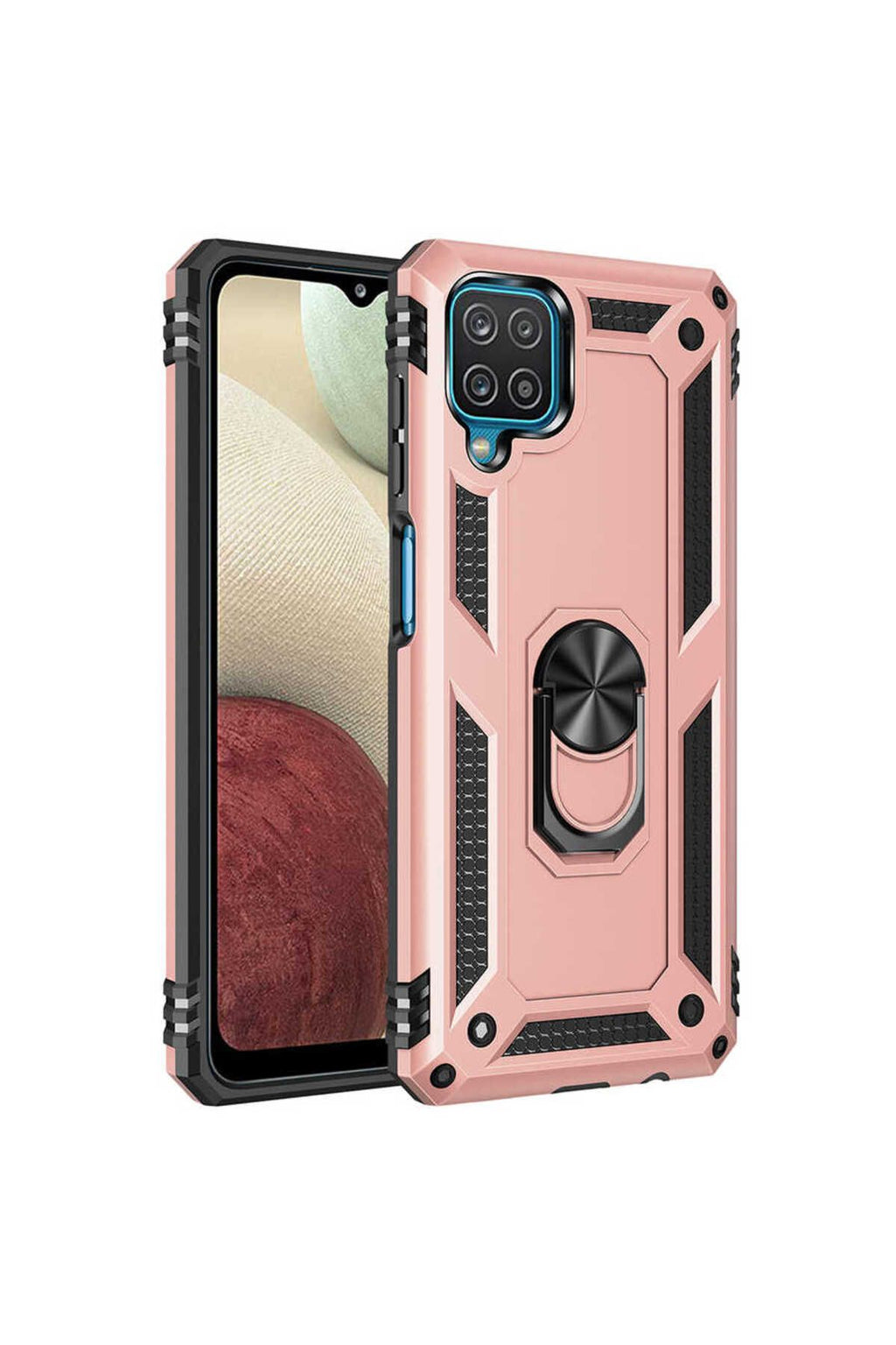 Galaxy A22 4G Kılıf Zore Vega Kapak - Kırmızı