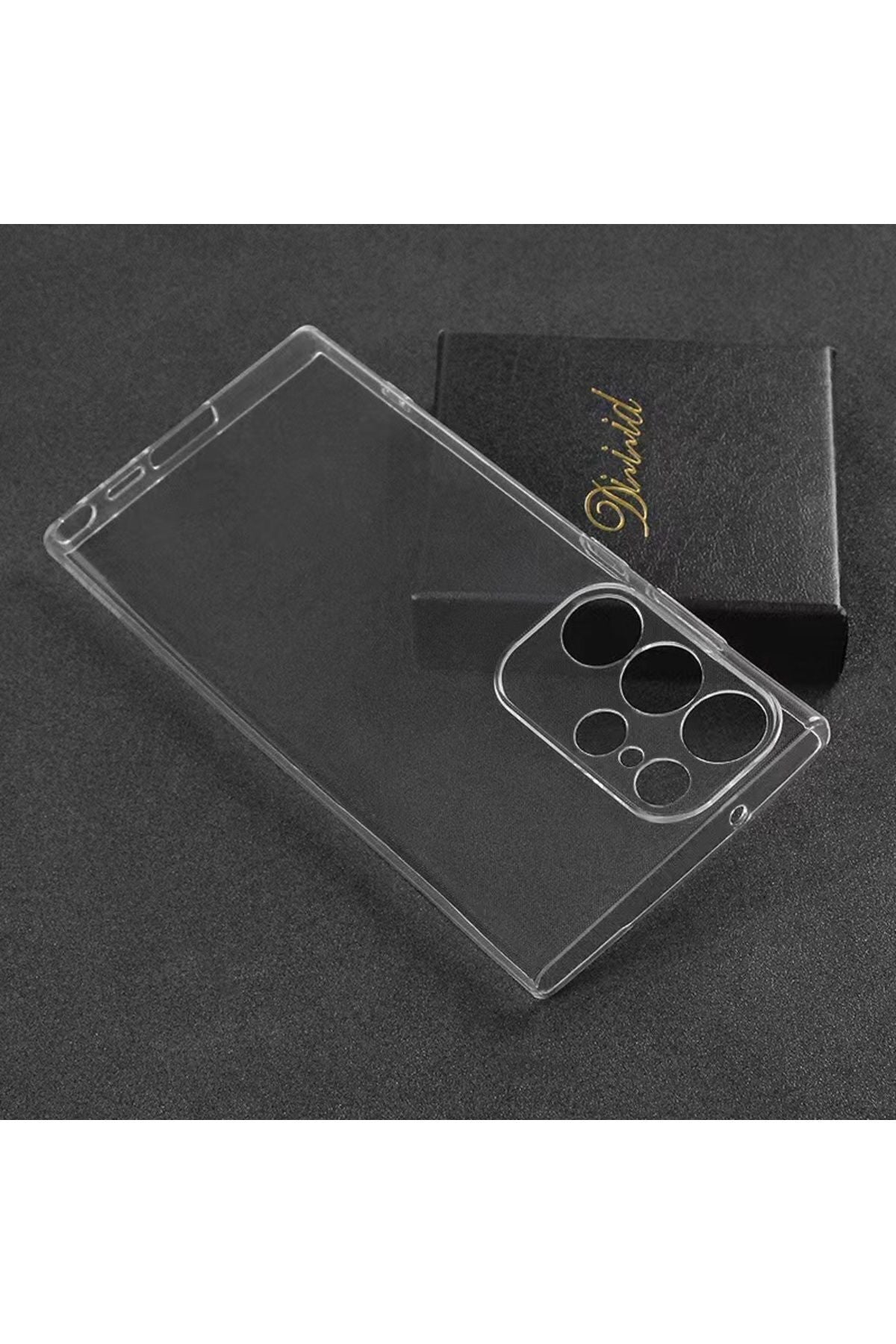 Galaxy S23 Ultra Uyumlu BTH Süper Silikon Kılıf-Renksiz