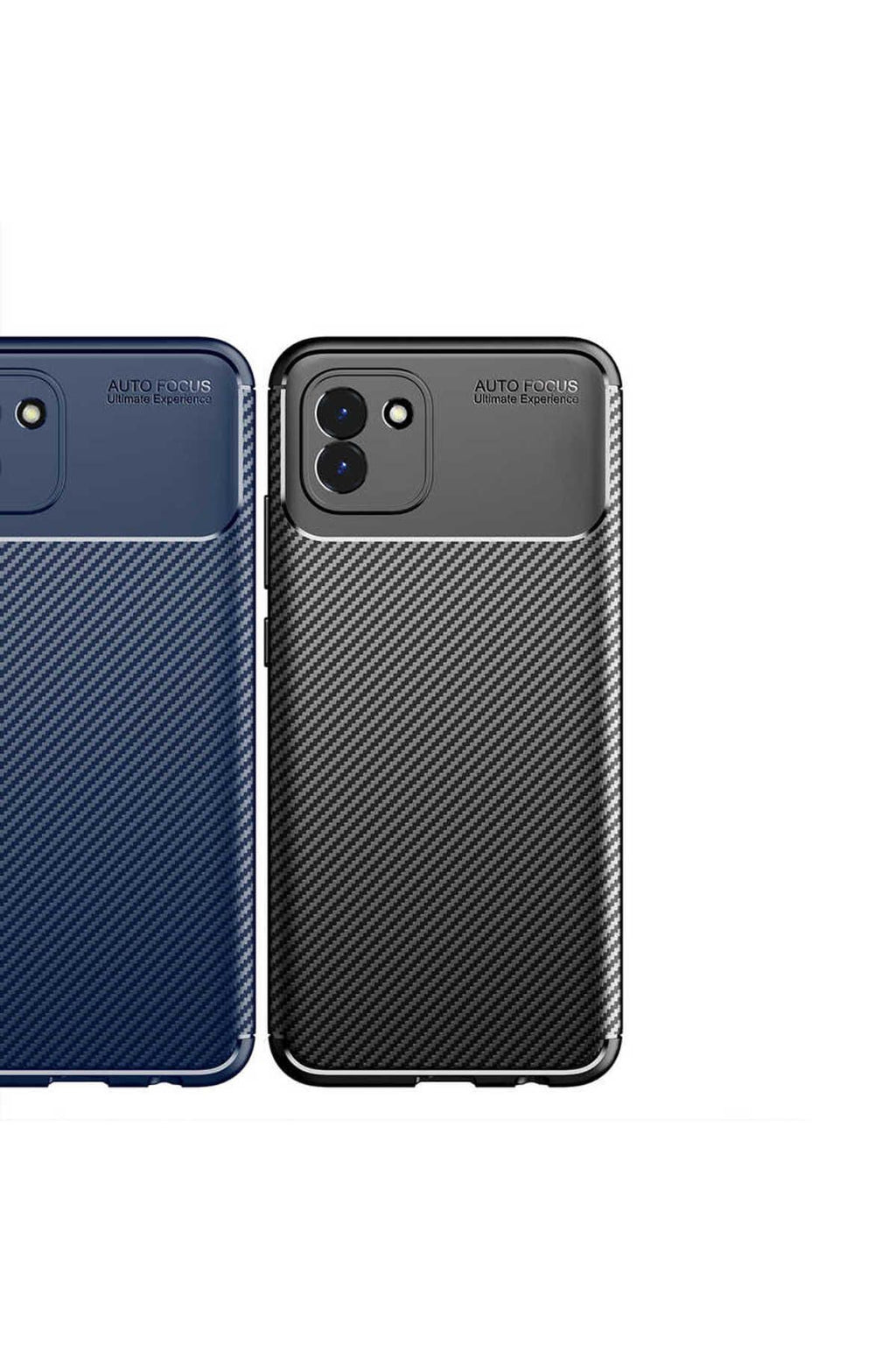 Galaxy A03 Kılıf Zore Negro Silikon Kapak - Siyah