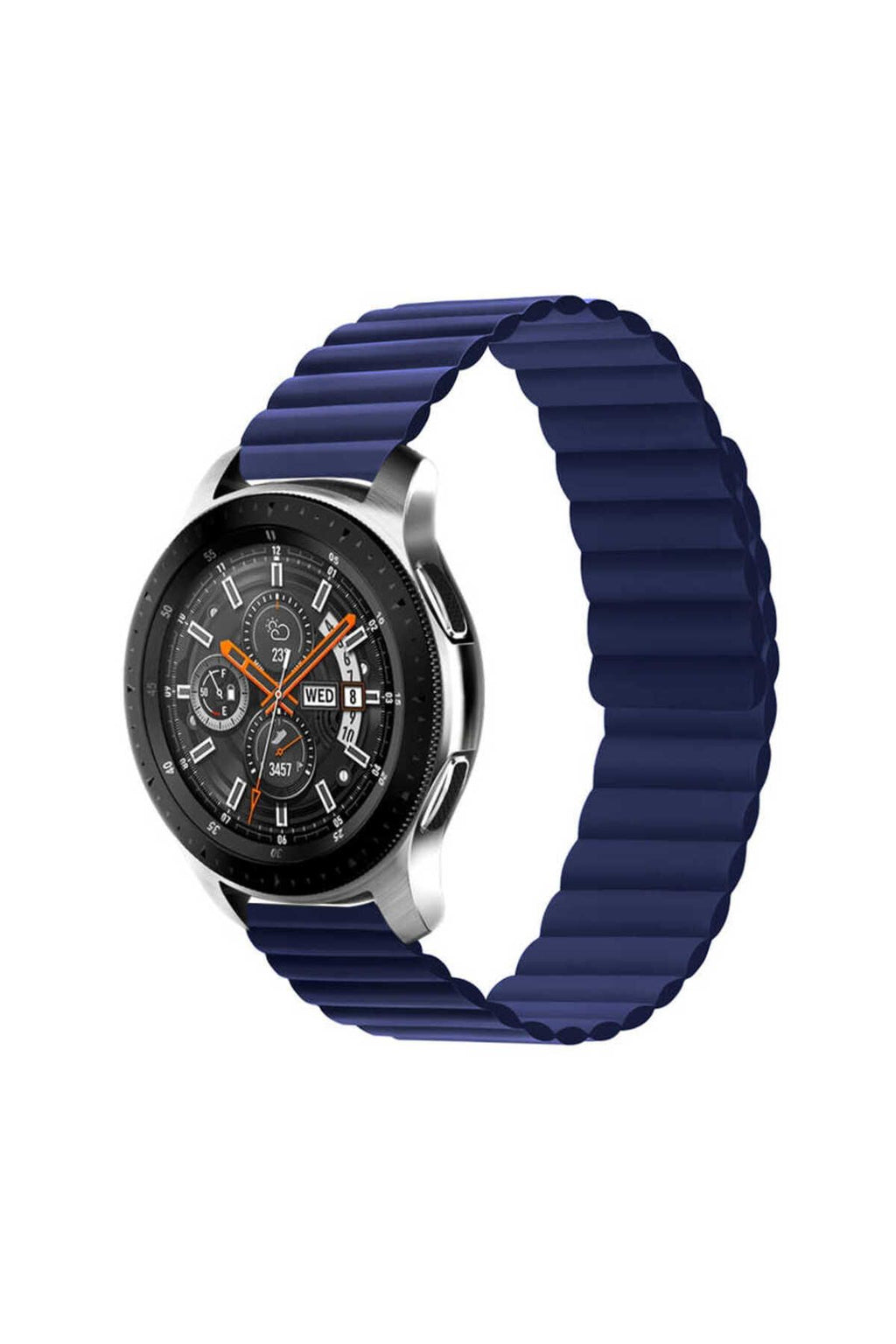 Galaxy Watch Active 2 44mm Uyumlu KRD-52 Zore Kordon-Gri-Sarı