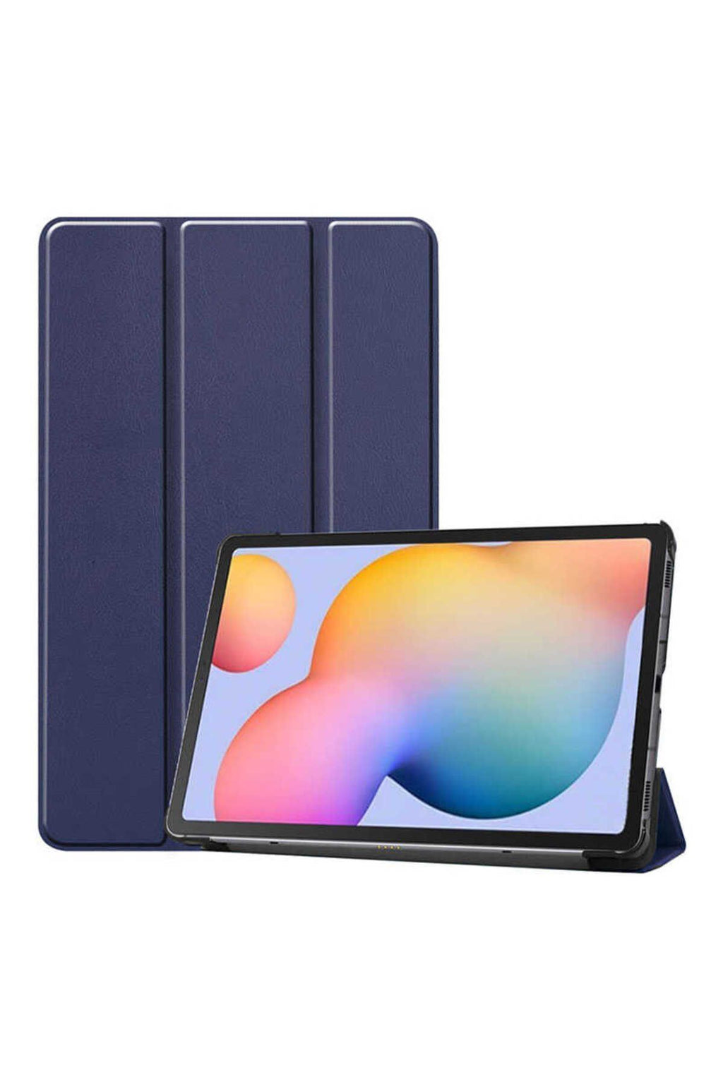 Galaxy Tab S7 T870  Uyumlu Zore Smart Cover Standlı 1-1 Kılıf-Lacivert