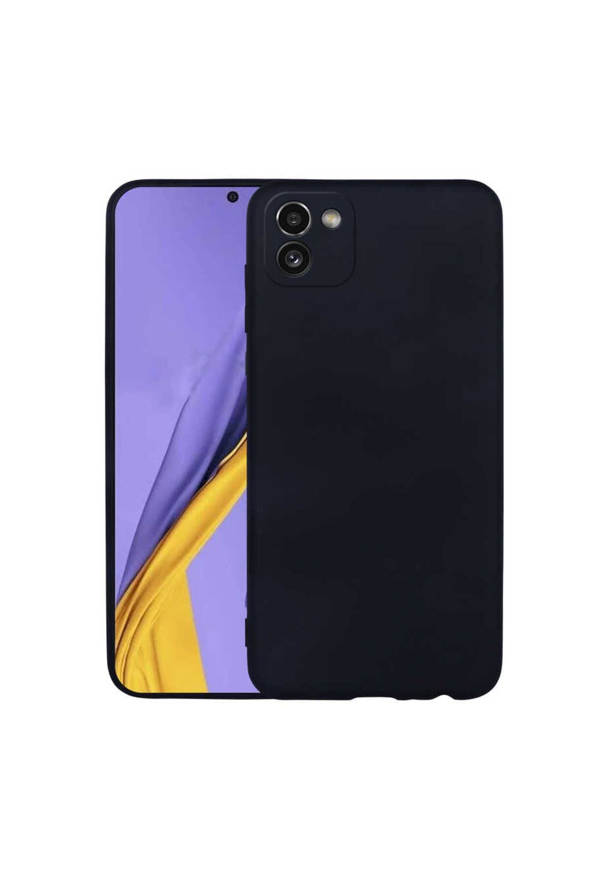 Galaxy A03 Kılıf Zore Premier Silikon Kapak - Lacivert