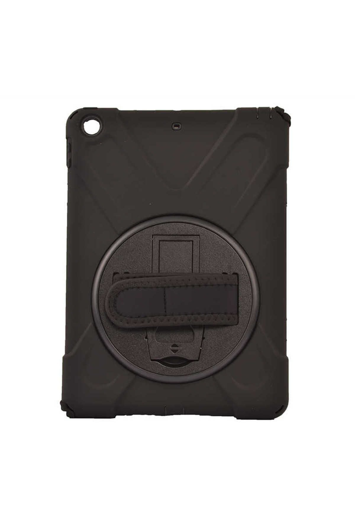 iPad 9.7 2017 (5.Nesil) - Uyumlu BLS STORE Defender Tablet Silikon-Siyah