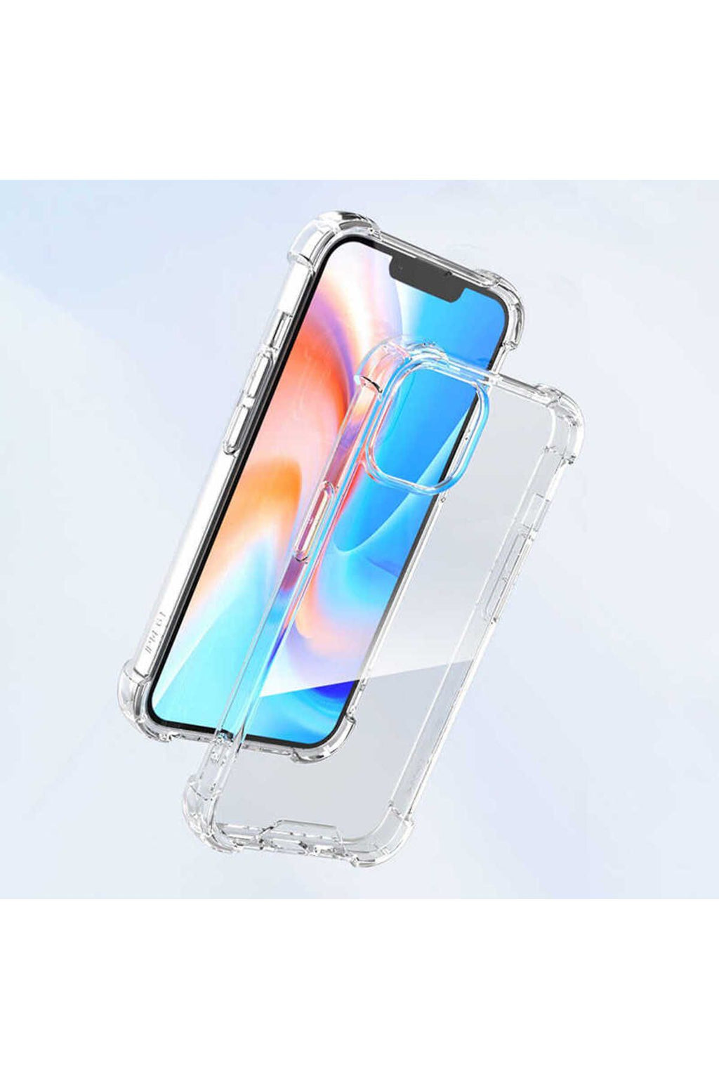 iPhone 14 Pro Max Uyumlu Zore Nitro Anti Shock Silikon-Renksiz