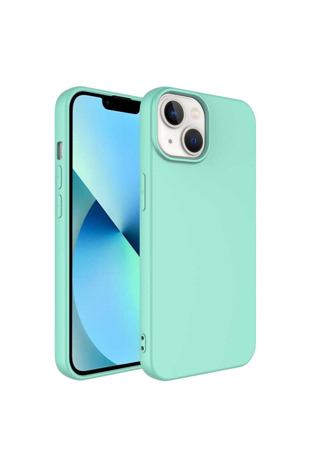 iPhone 14 Uyumlu Zore Mara Lansman Kılıf-Açık Yeşil