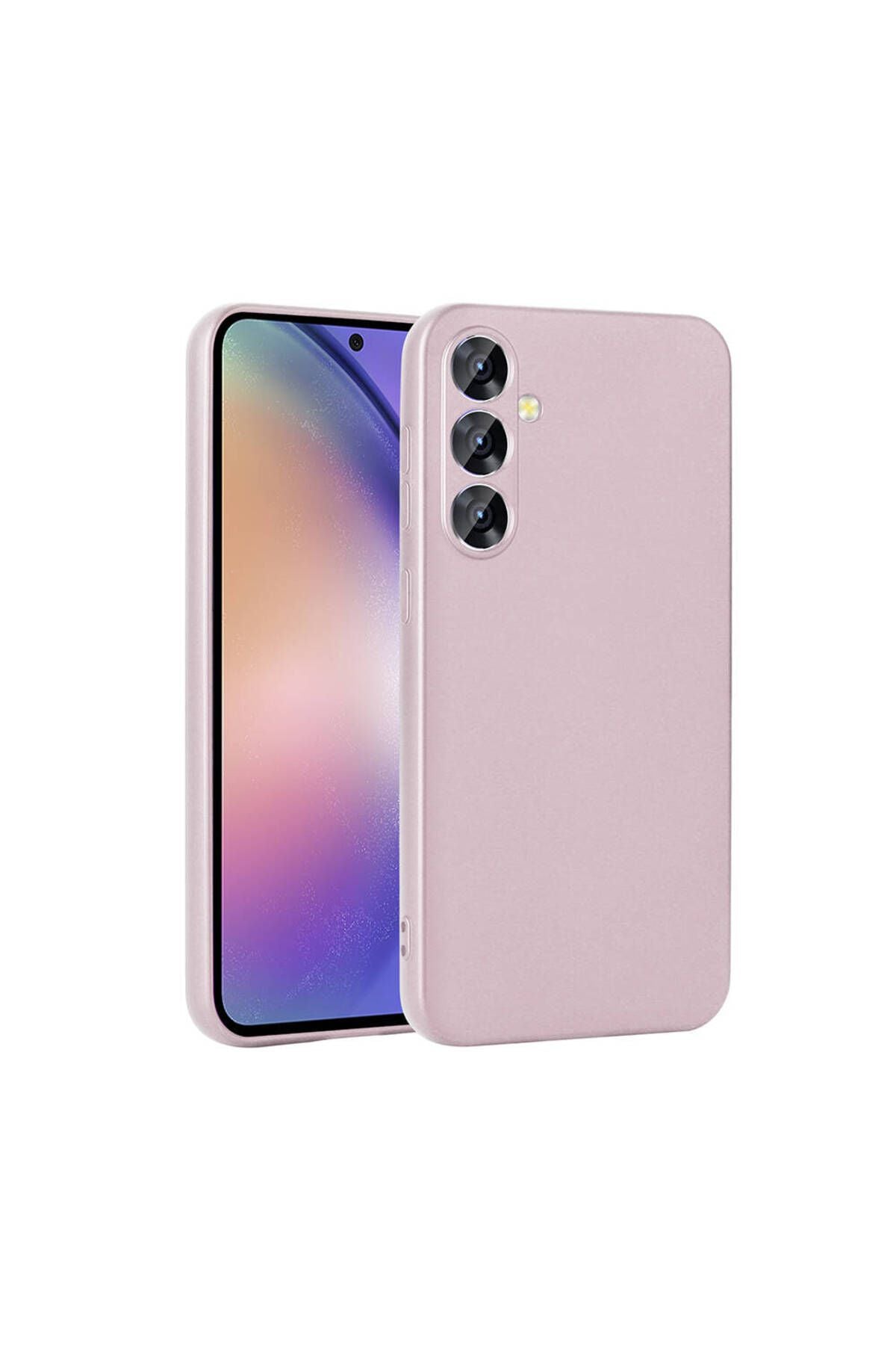 Galaxy A55 Kılıf Zore Premier Silikon Kapak - Kırmızı