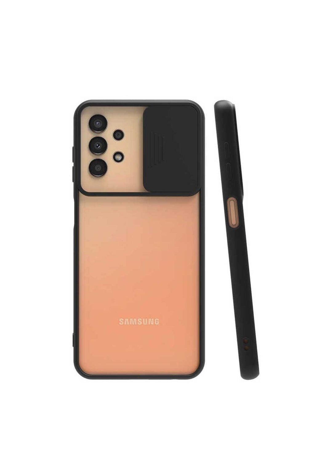 Galaxy A33 5G Kılıf Zore Lensi Kapak - Siyah