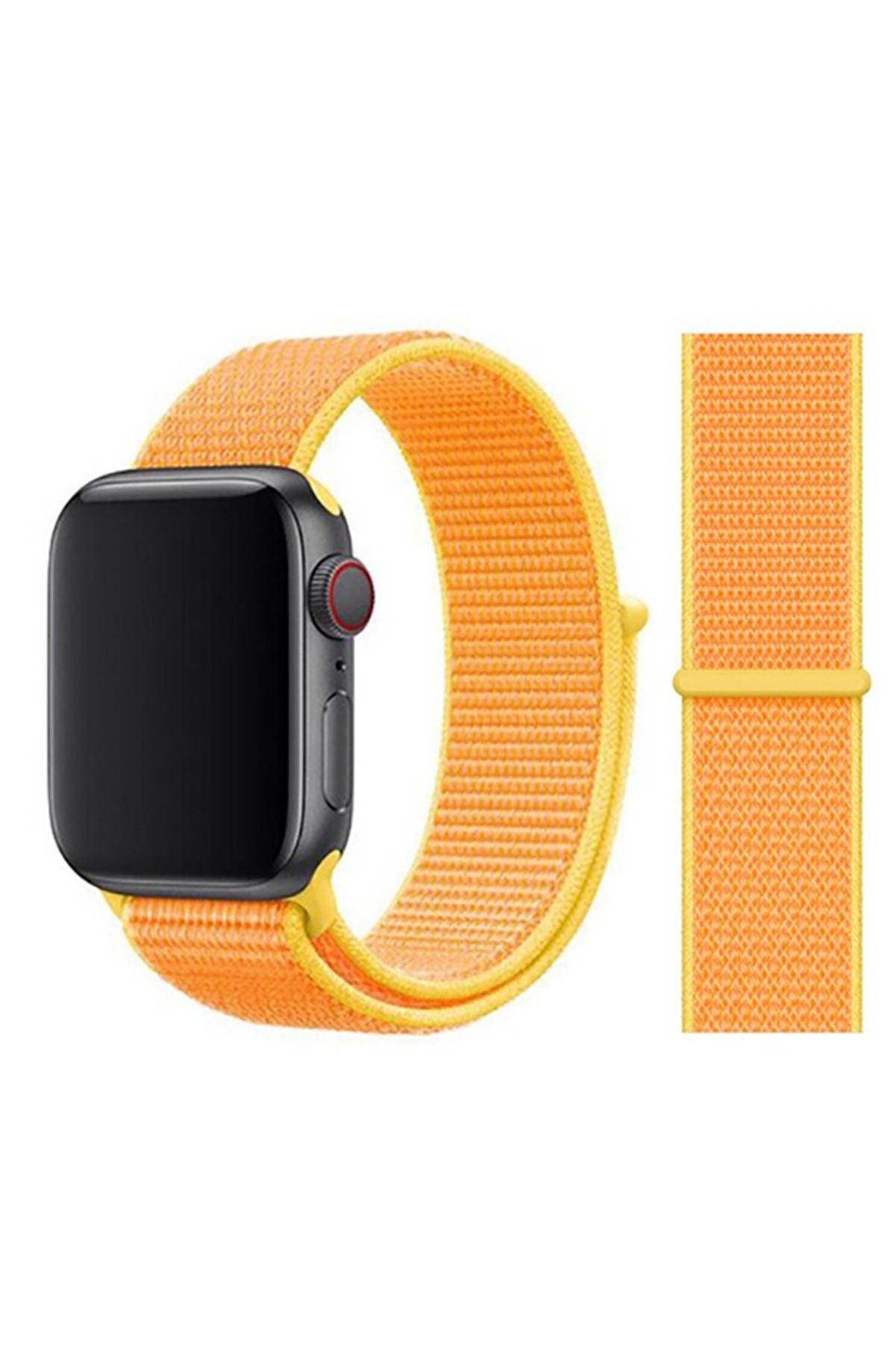 Watch Ultra 49mm Kordon Uyumlu KRD-03 Hasır Strap Kayış CLO- 24-Hisbicus