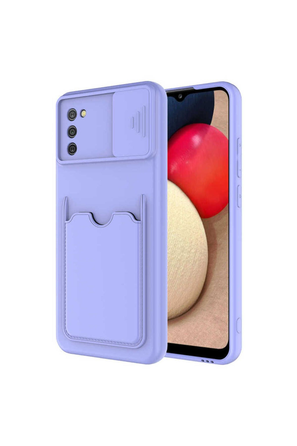 Galaxy A02S Kılıf TQR Kartix Kapak - Lacivert