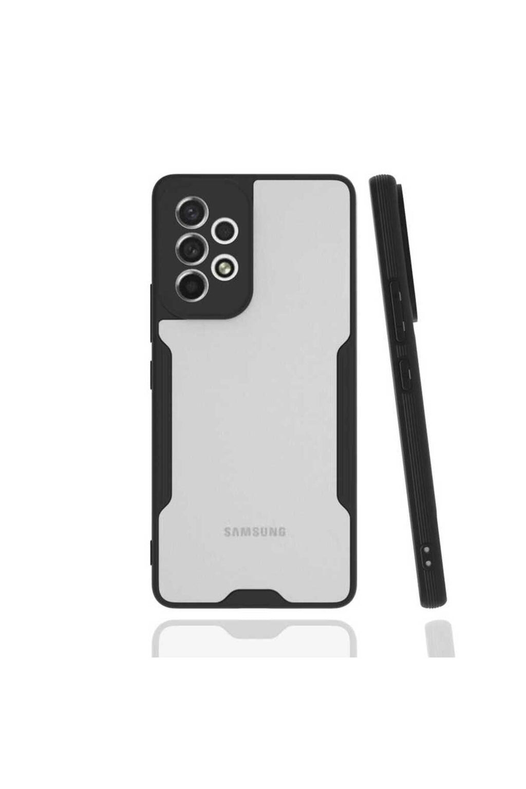 Galaxy A53 5G Kılıf Zore Parfe Kapak - Siyah