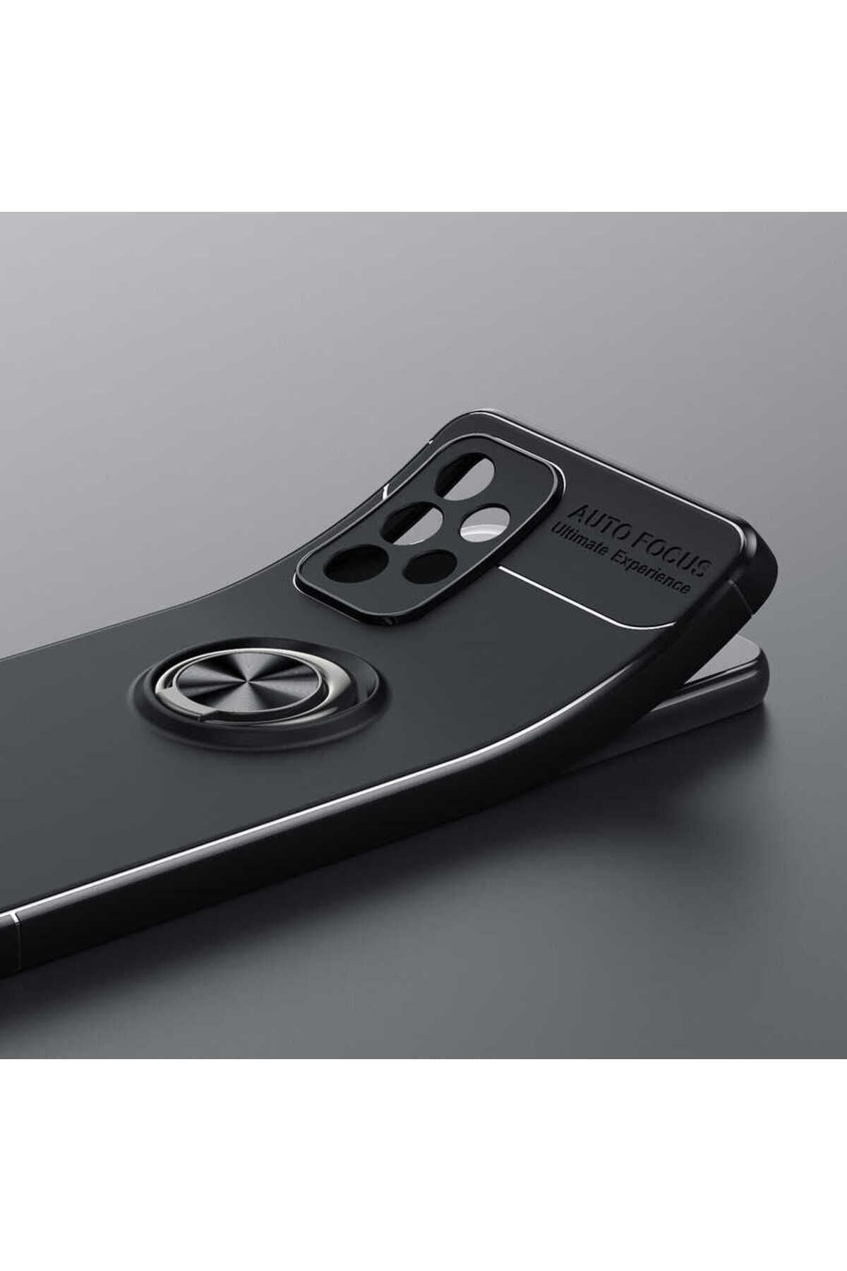 Galaxy A53 5G Kılıf Zore Ravel Silikon Kapak - Siyah-Mavi