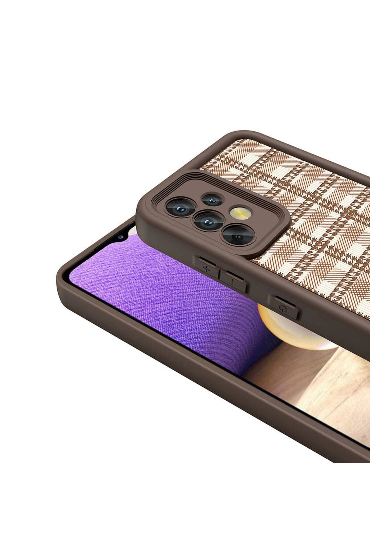 Galaxy A32 4G Kılıf Kamera Korumalı Baskılı Arka Yüzey Zore Klas Kapak - Siyah