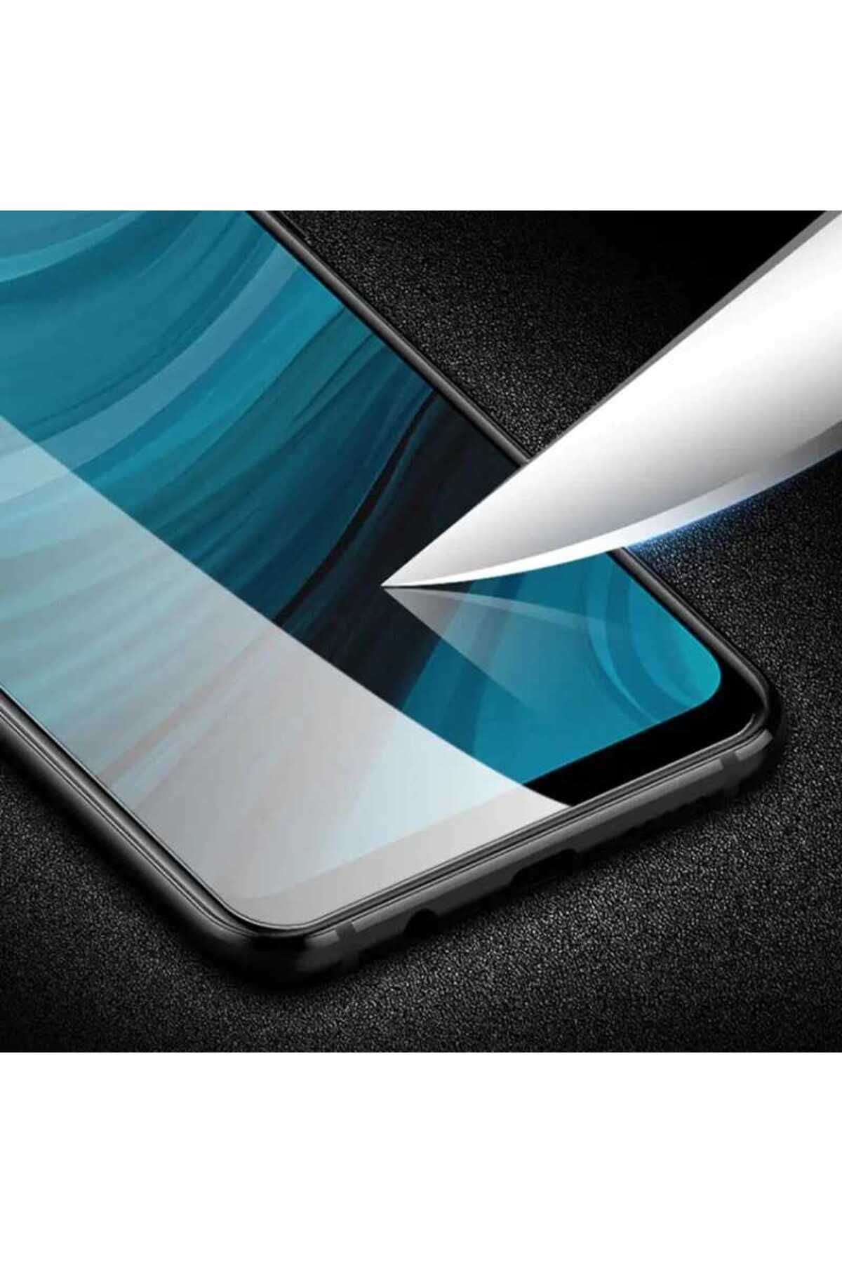 Galaxy A01 Core Uyumlu Kenarları Kırılmaya Dayanıklı Cam Ekran Koruyucu