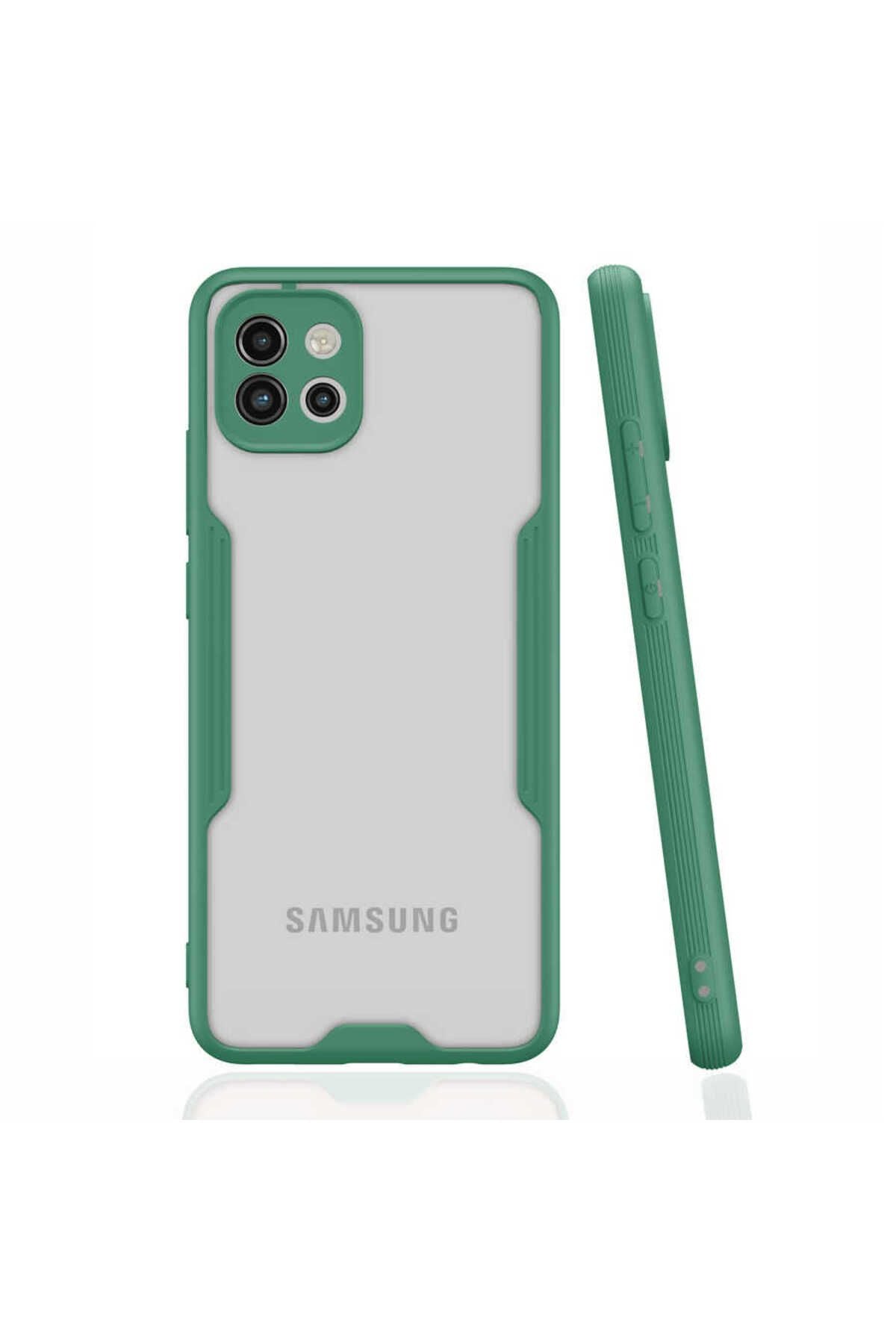 Galaxy A03 Kılıf Zore Parfe Kapak - Mavi