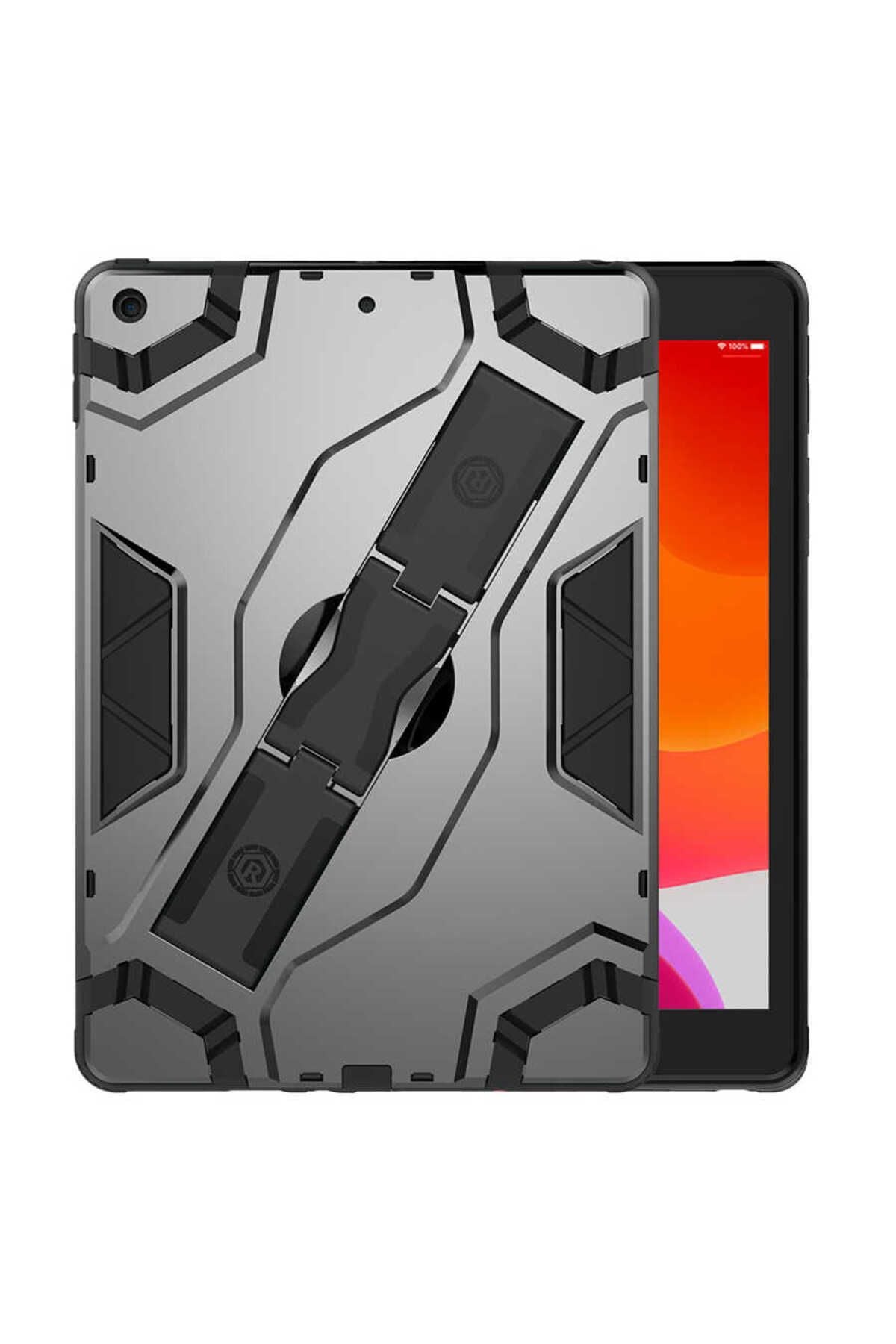 iPad 10.2 (8.Nesil) Zore Defens Tablet Silikon - Siyah