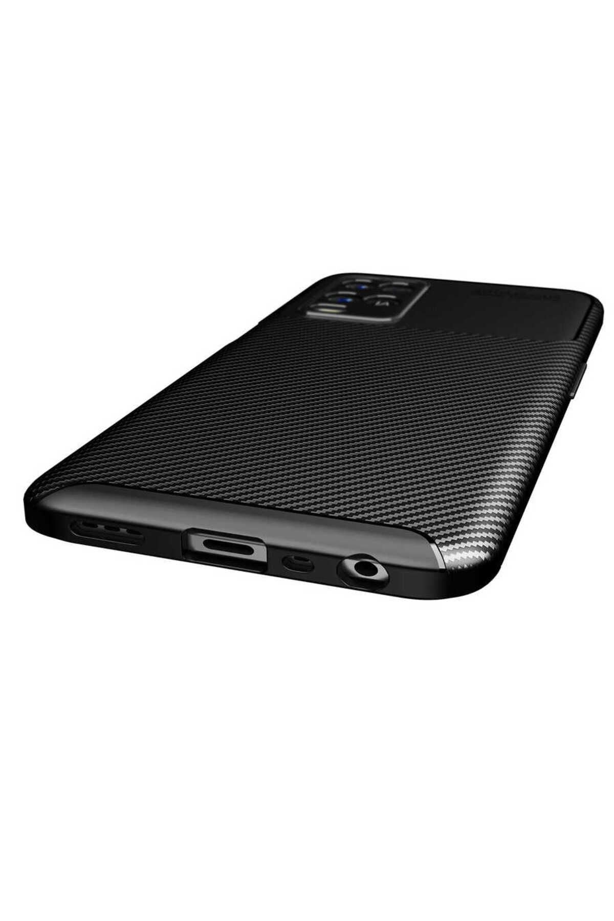 A54 4G Kılıf AKAV Negro Silikon Kapak - Siyah