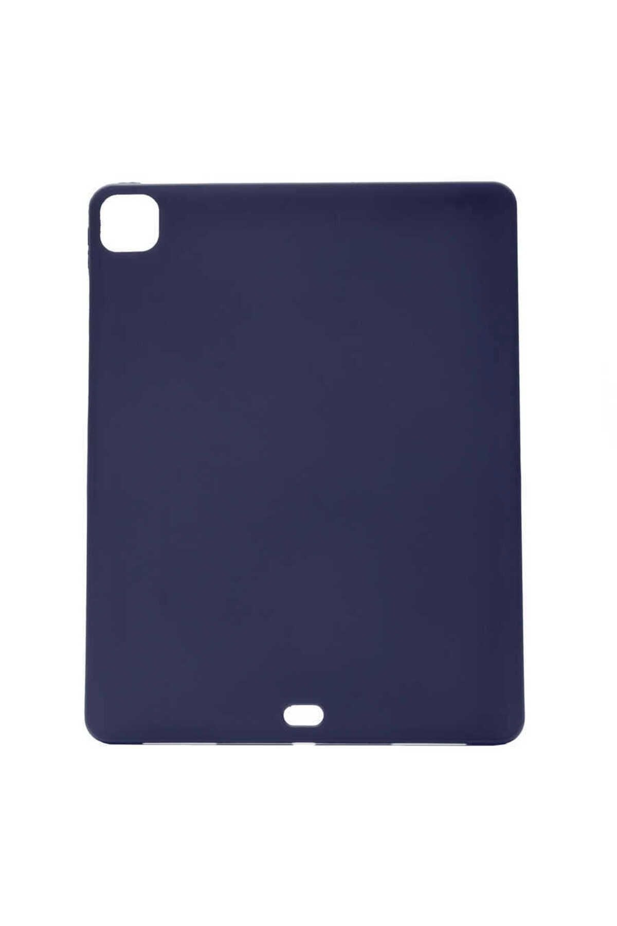 iPad Pro 12.9 2020 (4.Nesil) - Uyumlu Uyumlu Zore Sky Tablet Silikon-Lacivert